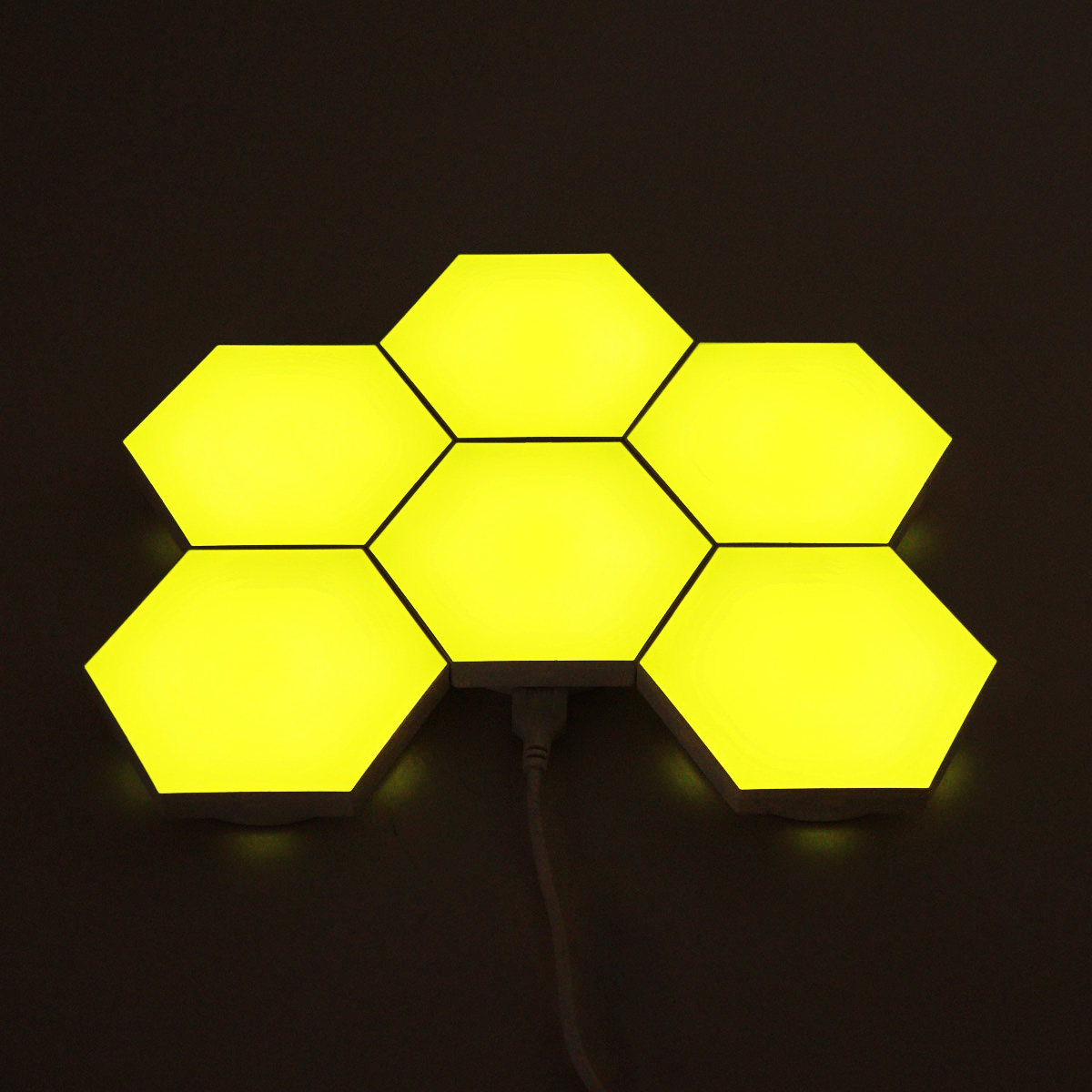 LED Wand Panel Set - 6er Set - Tuya App - Sprachsteuerung über Alexa und Google Home