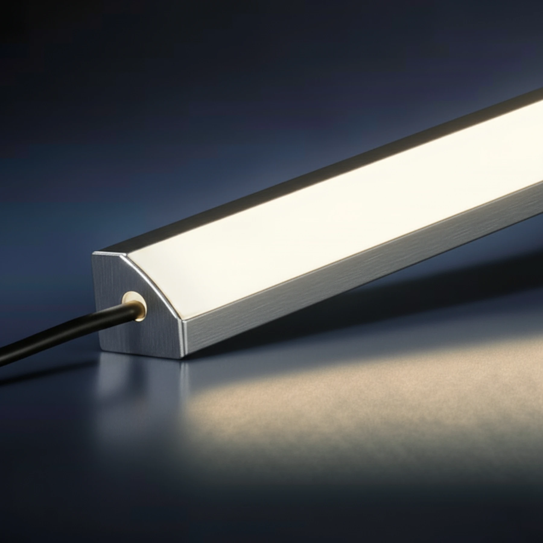 24V Aluminium LED Eckleiste - COB - neutralweiß - diffuse  Abdeckung