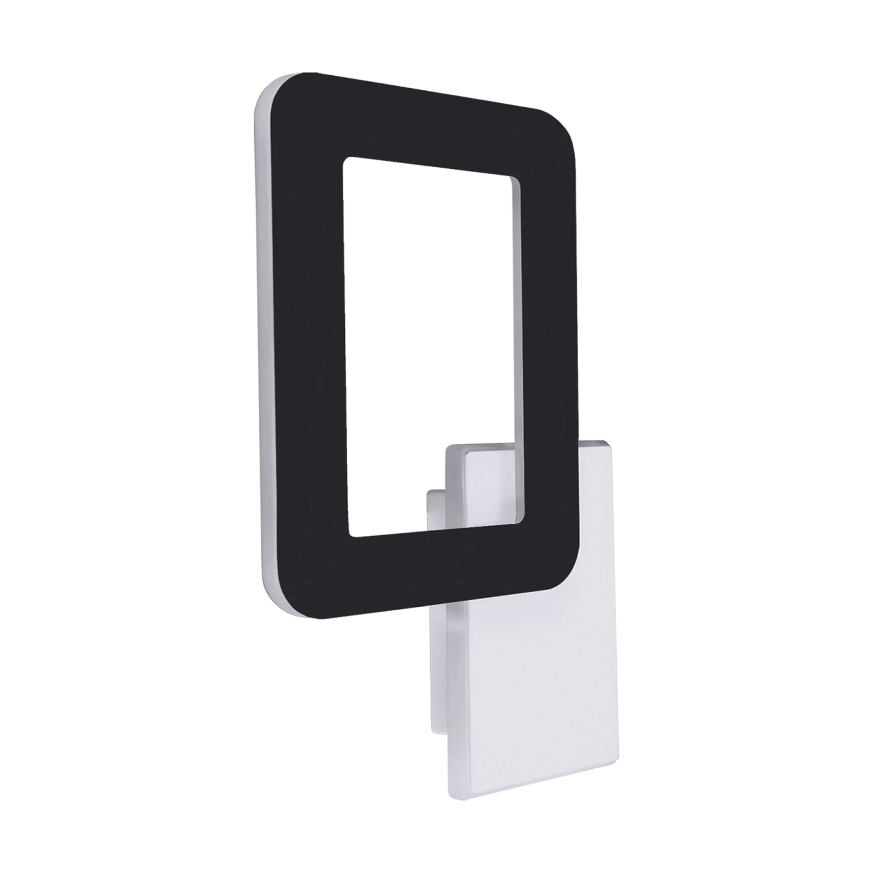 Wandleuchte indoor in schwarz/weiß - 19cm - 12 W - Lichtfarbe: neutralweiß