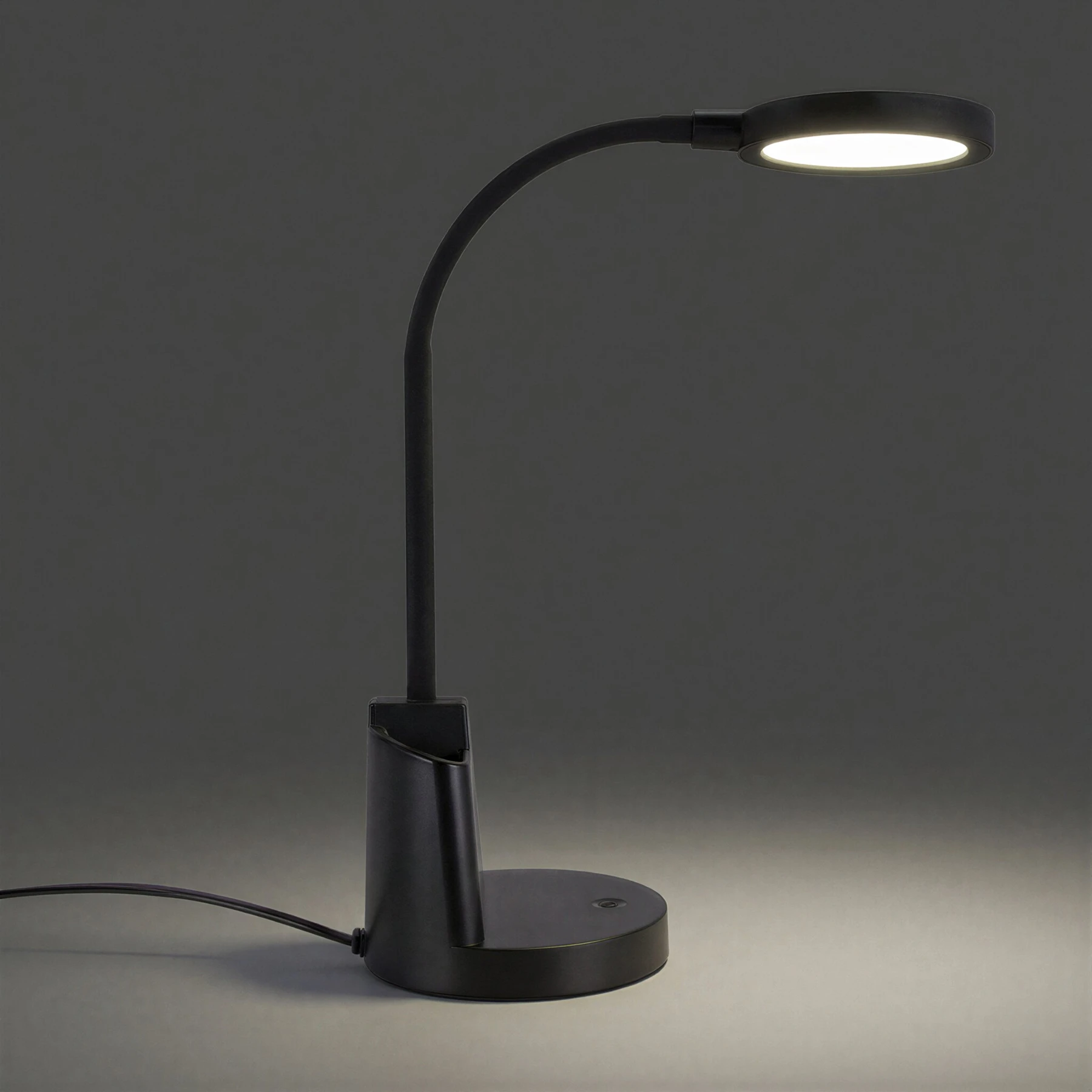 Schreibtischleuchte in schwarz - Lichtfarbe: neutralweiß