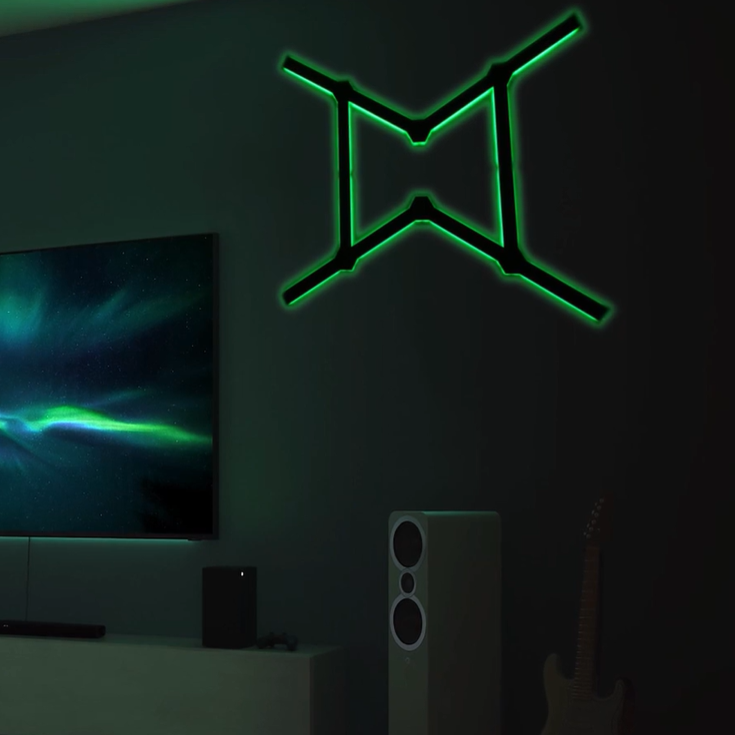 Linear Light Bar in Holzoptik - Tuya App - Sprachsteuerung über Alexa und Google Home