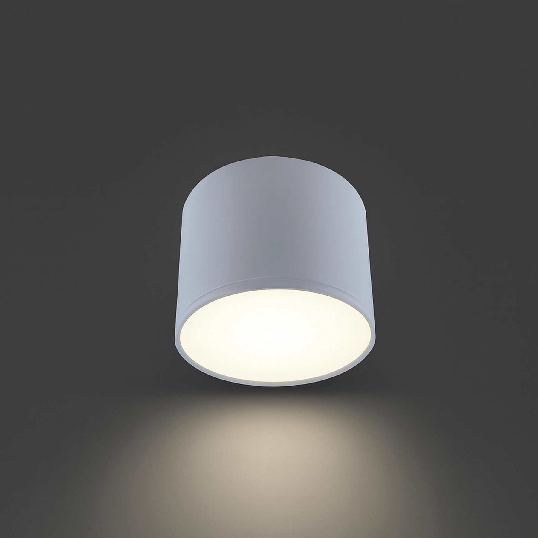 ROLEN LED - Aufbau Deckenspot in weiß - Ø8cm - 3W - Lichtfarbe: neutralweiß