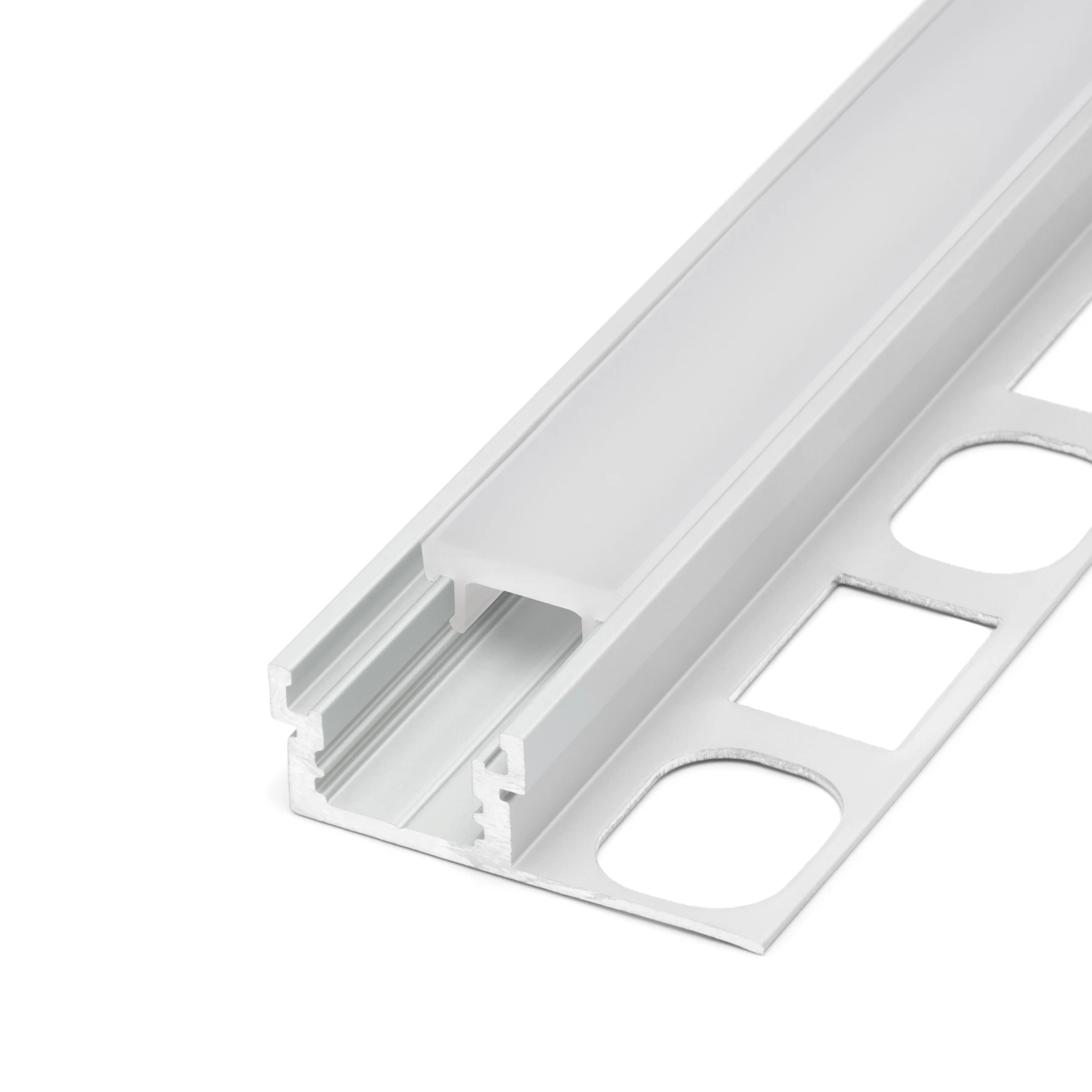 diffuse Abdeckung für LED Fliesenabschlussprofil, CC-80 - 100cm Länge