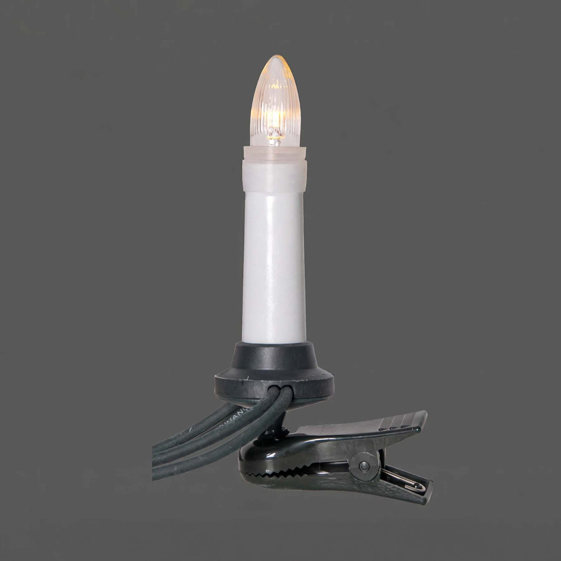 Olov - Baumlichterkette für außen - 10,5 m - 16 LEDs - Netzbetrieb - Weiß