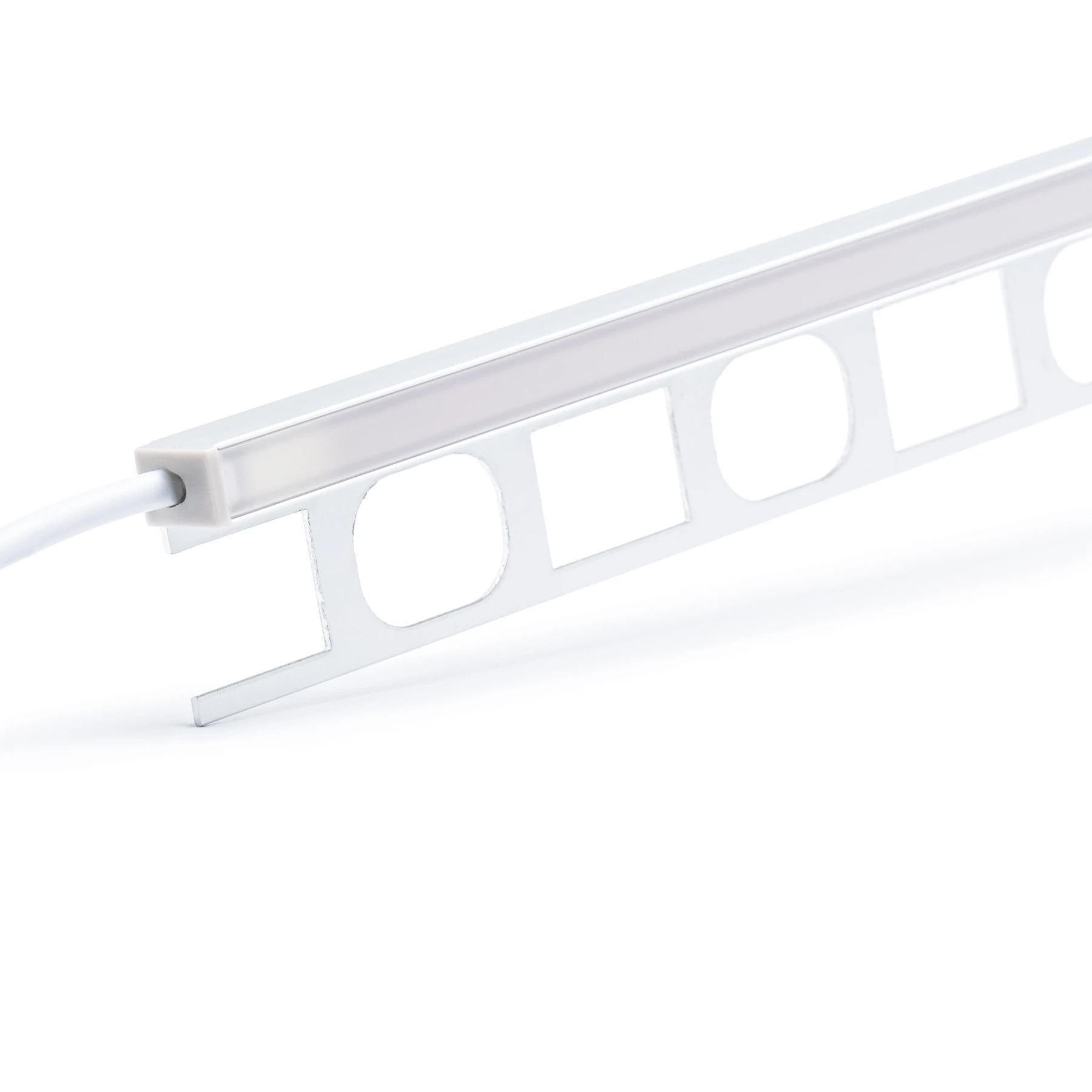 24V wasserfeste Trockenbau Fliesen LED Leiste schmal - Neutralweiß - diffuse Abdeckung - IP65 - 33 cm mit 144 LED Chips - 224 Lumen - 2 Watt