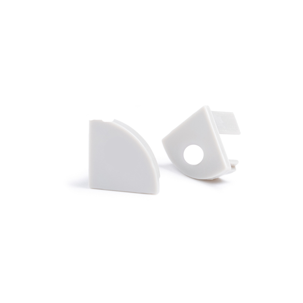 Endkappe für Aluminium LED Profil CC-65 1 Stück mit Kabeldurchführung