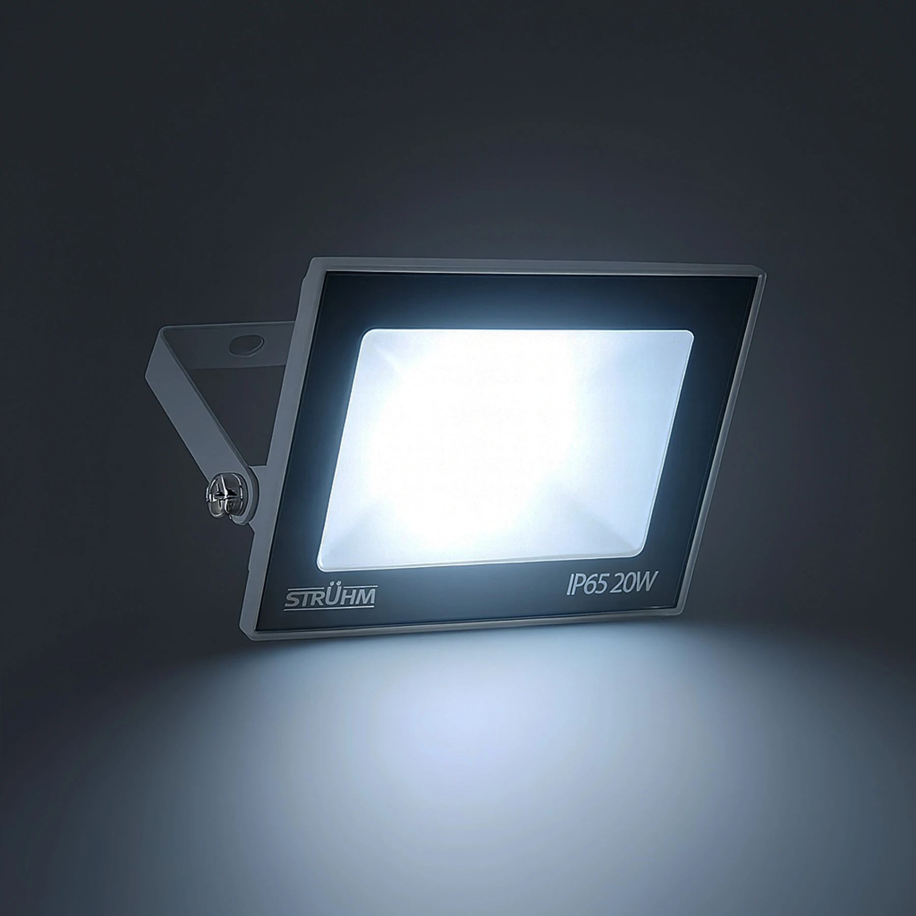 LED Strahler  - 14,2 x 12,3 x 2,3 cm - 20 W - Lichtfarbe: Kaltweiß