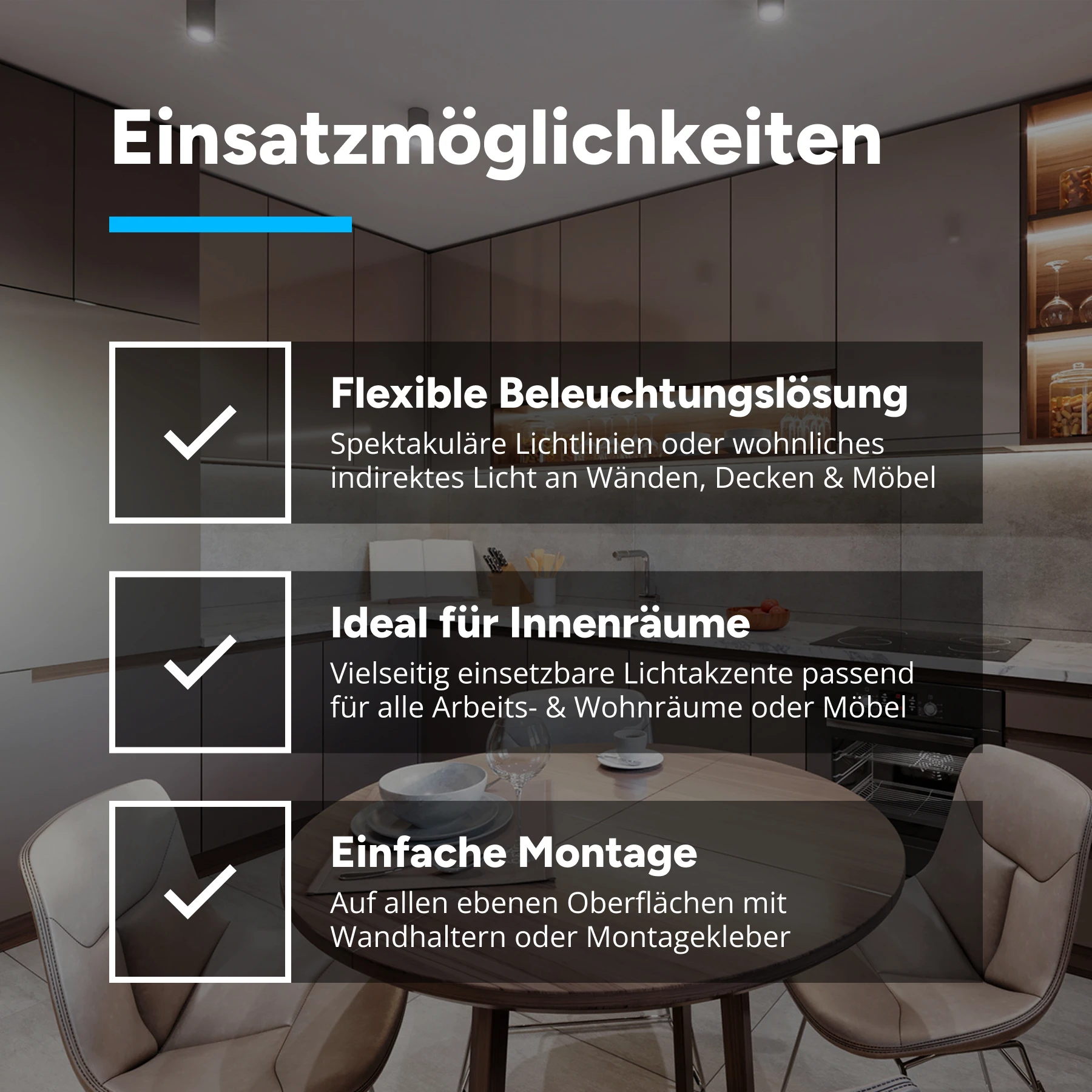 24V White Line Slim Aluminium LED Leiste - COB - weiß - diffuse Abdeckung - 33cm - 144 LED Chips - 4 Watt - 360 Lumen - kein Anschlußkabel zum Netzteil - mit Ausgangskabel (zum Anschluss einer weiteren LED Leiste)
