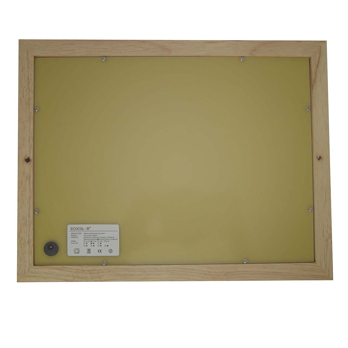 Sauna Lampe, 12V, 38W, 15 Lichtprogramme, 12 Farben, rechteckig, 31 x 24 x 3,5 cm
