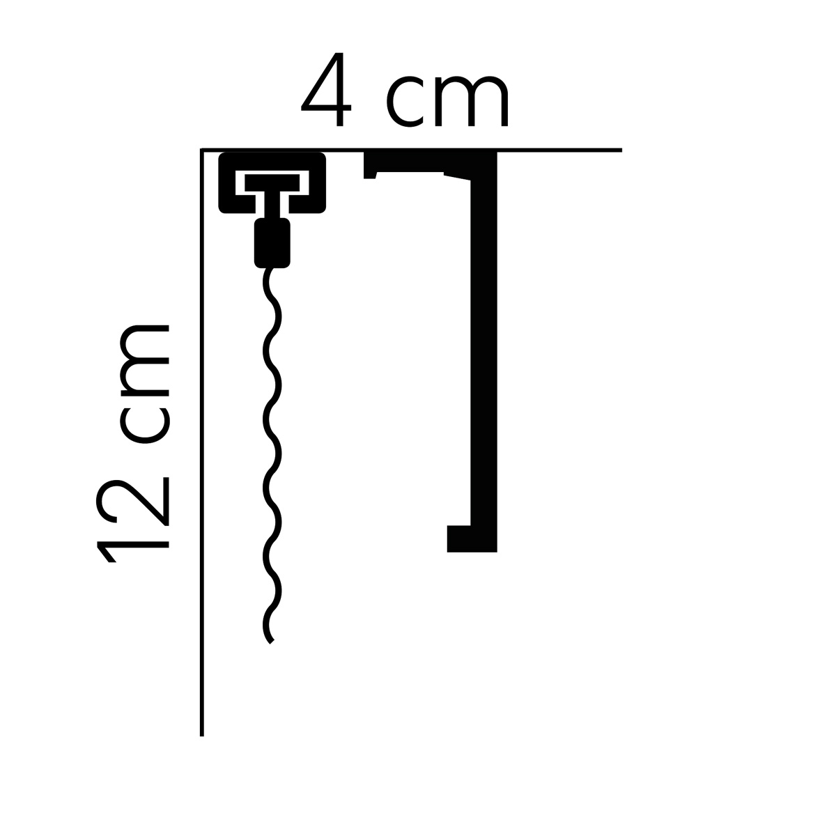 Lichtvouten Set, Blende Gardinenschiene, Stuckprofil mit 48V LED Streifen, Fernbedienung und Netzteil - 2 Meter fortlaufend - Warmweiß 2700K
