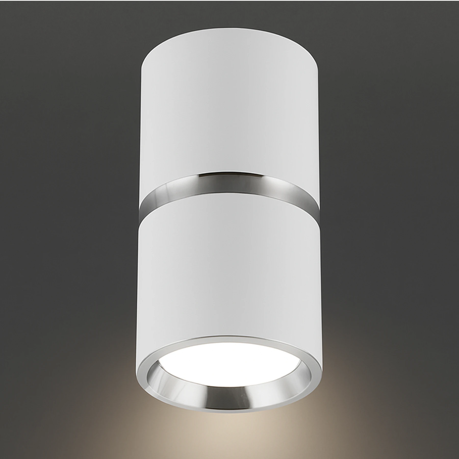 DIOR DWL - Aufbau Deckenspot in weiß/chrom - Lichtfarbe: individuell wählbar