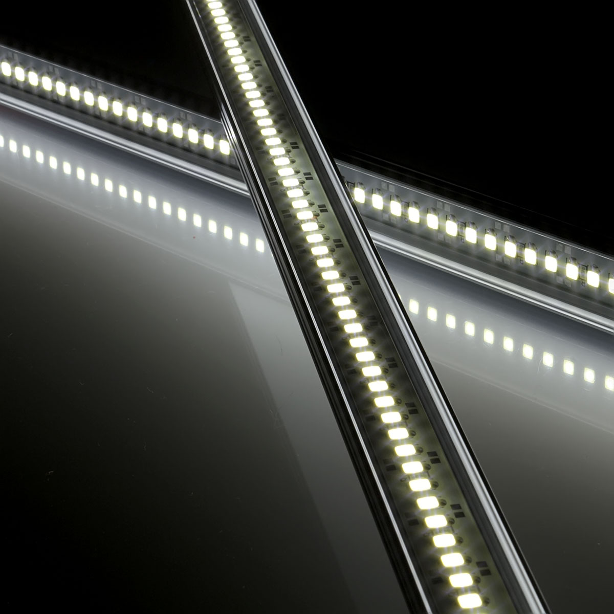 12V wasserfeste Aluminium LED Leiste – weiß – 100cm– transparente Abdeckung  – IP65