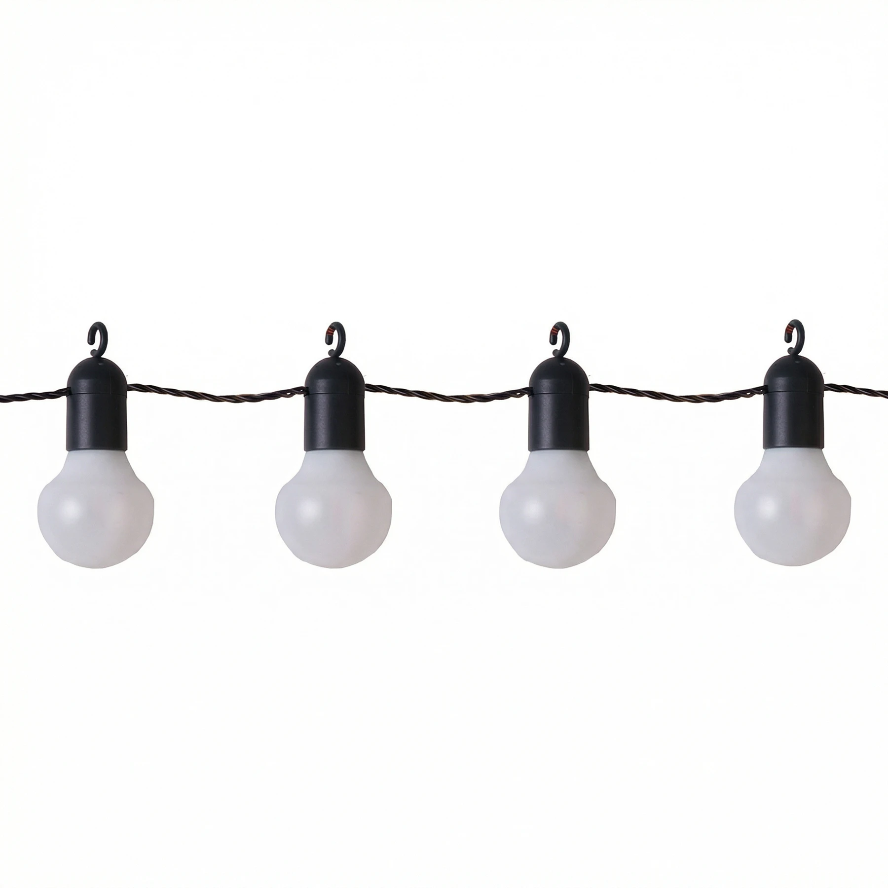 Hooky - Lichterkette für außen - 5,7 m - 20 LEDs - Netzbetrieb - Gelb