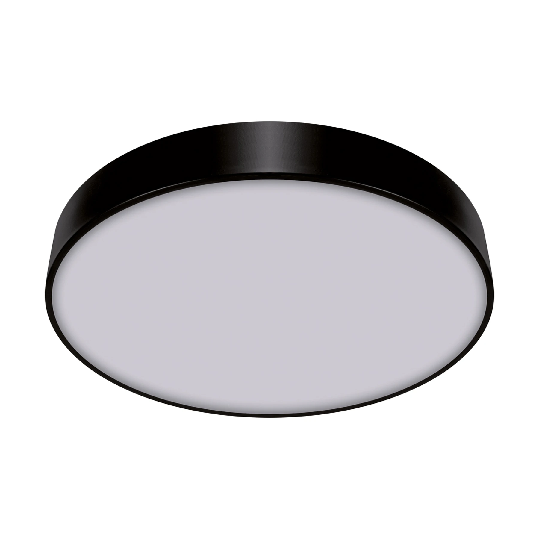 Decken Aufbauleuchte in schwarz - Ø50cm - 48 W - Lichtfarbe: neutralweiß