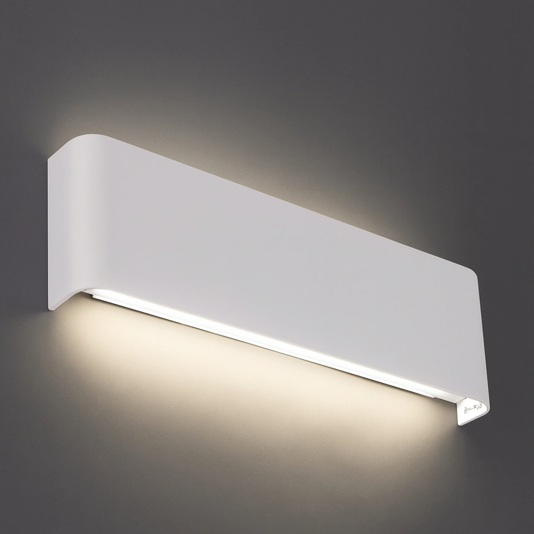 ZELDA LED C - Wandleuchte indoor in weiß - 2 x 5W - Lichtfarbe: neutralweiß