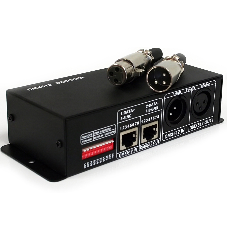 DMX 512 Decoder - RGB - 3 Kanal
