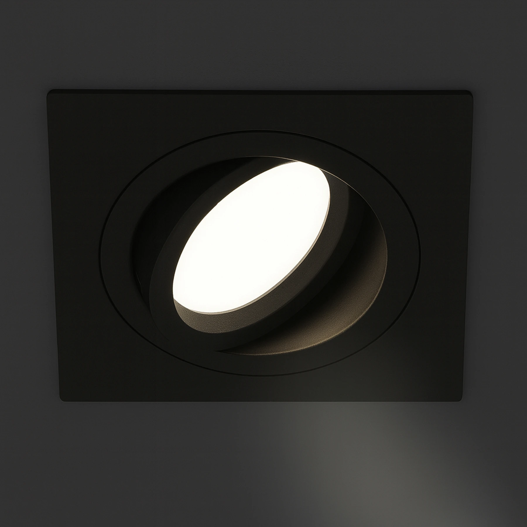 LUBA D - Einbau Deckenspot in schwarz - Lichtfarbe: individuell wählbar