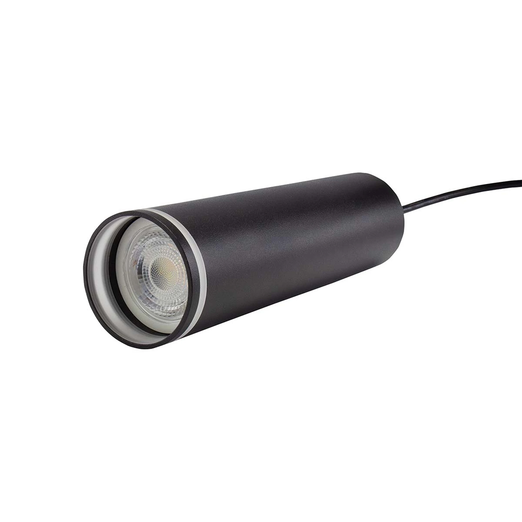 230V LED 3-Phasen Schienenleuchte - 10W - GU10, schwarz - ohne Leuchtmittel