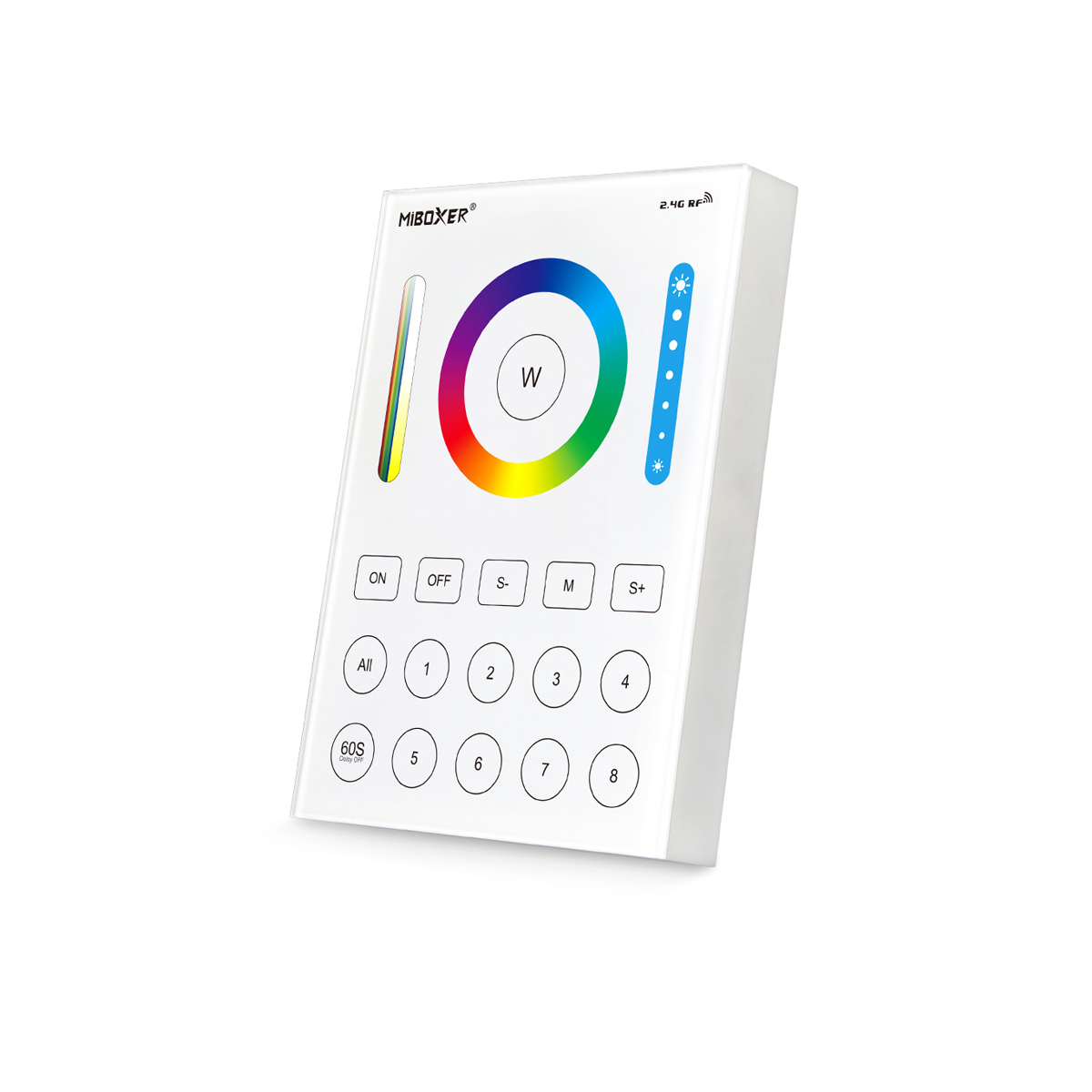 LED Funk Controller Set - 8 Zonen - 5 Kanal - RGB+CCT - Fernbedienung (2,4 GHz)