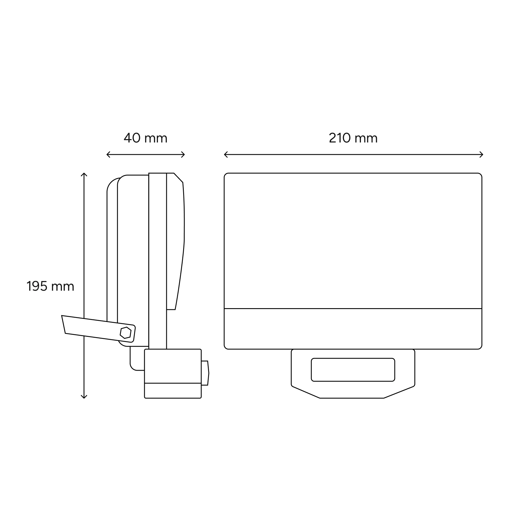 LED Strahler mit Bewegungsmelder - 21 x 19,5 x 4 cm - 50 W - Lichtfarbe: Neutralweiß
