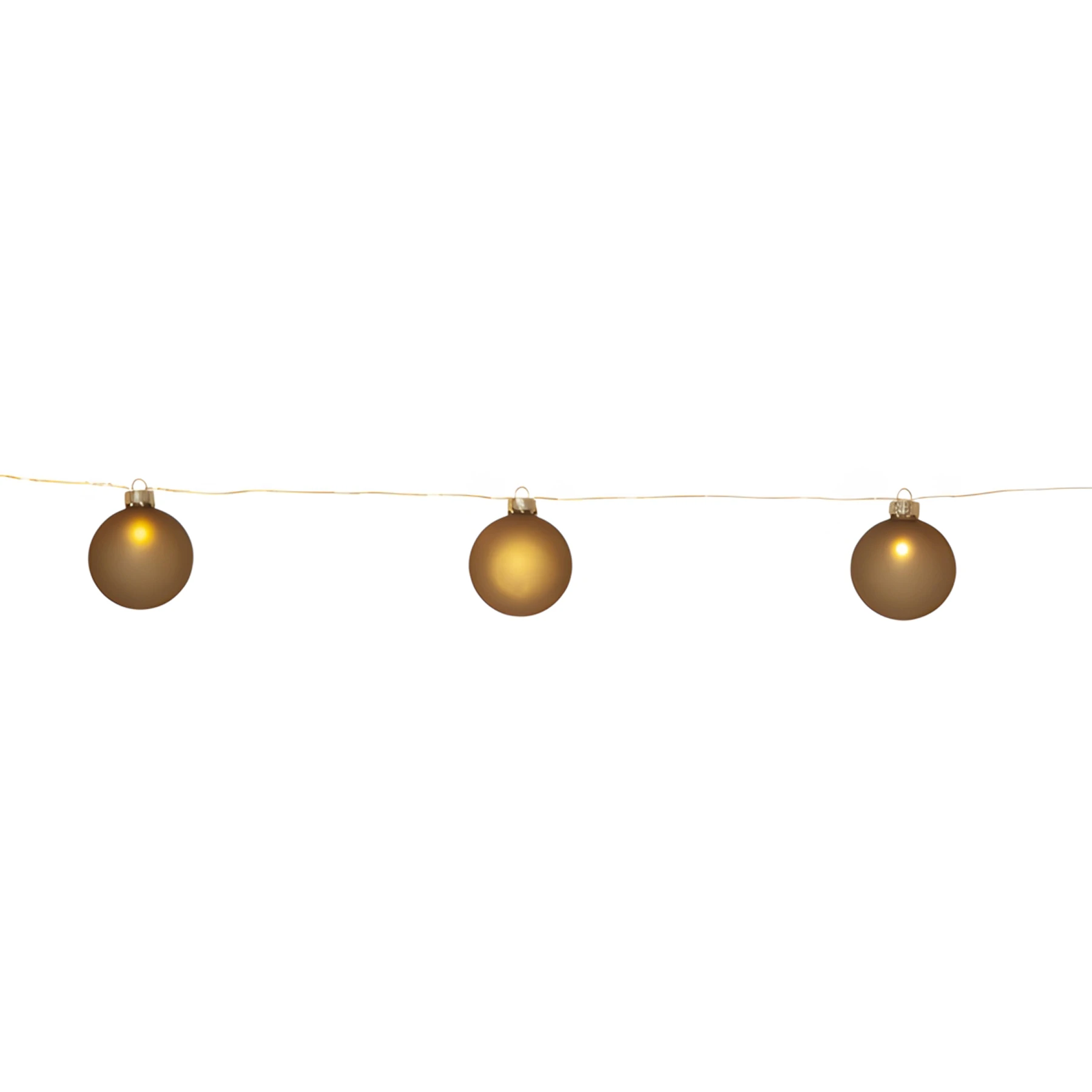 Bliss - Deko Lichterkette für innen - 1,6 m - 22 LEDs - Timer - Batteriebetrieb - Warmweiß