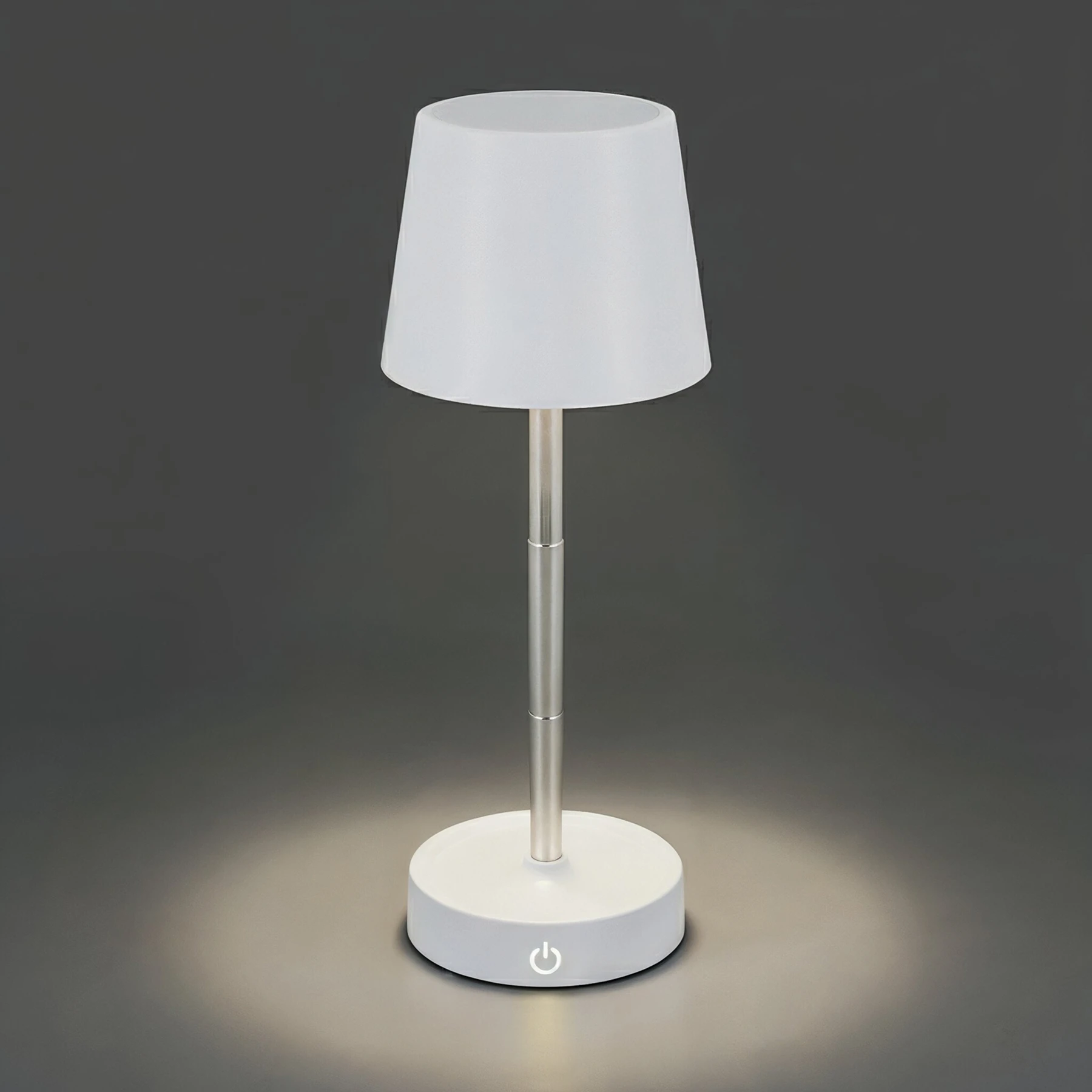 SMART LED - Akku Tischleuchte indoor in weiß - Lichtfarbe: neutralweiß