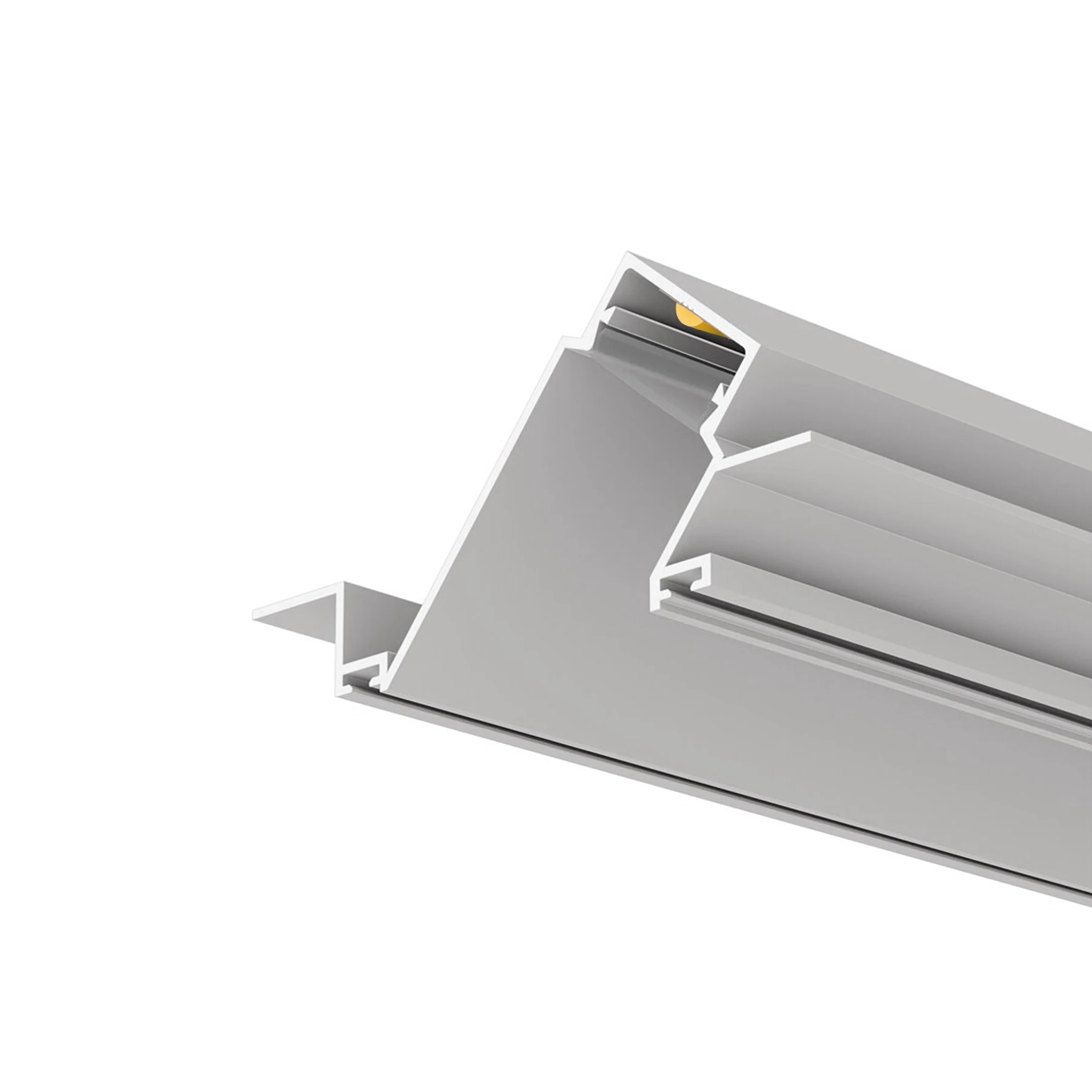 Transparente Abdeckung für Aluminium LED Trockenbauprofil - CC-100 - 100cm Länge