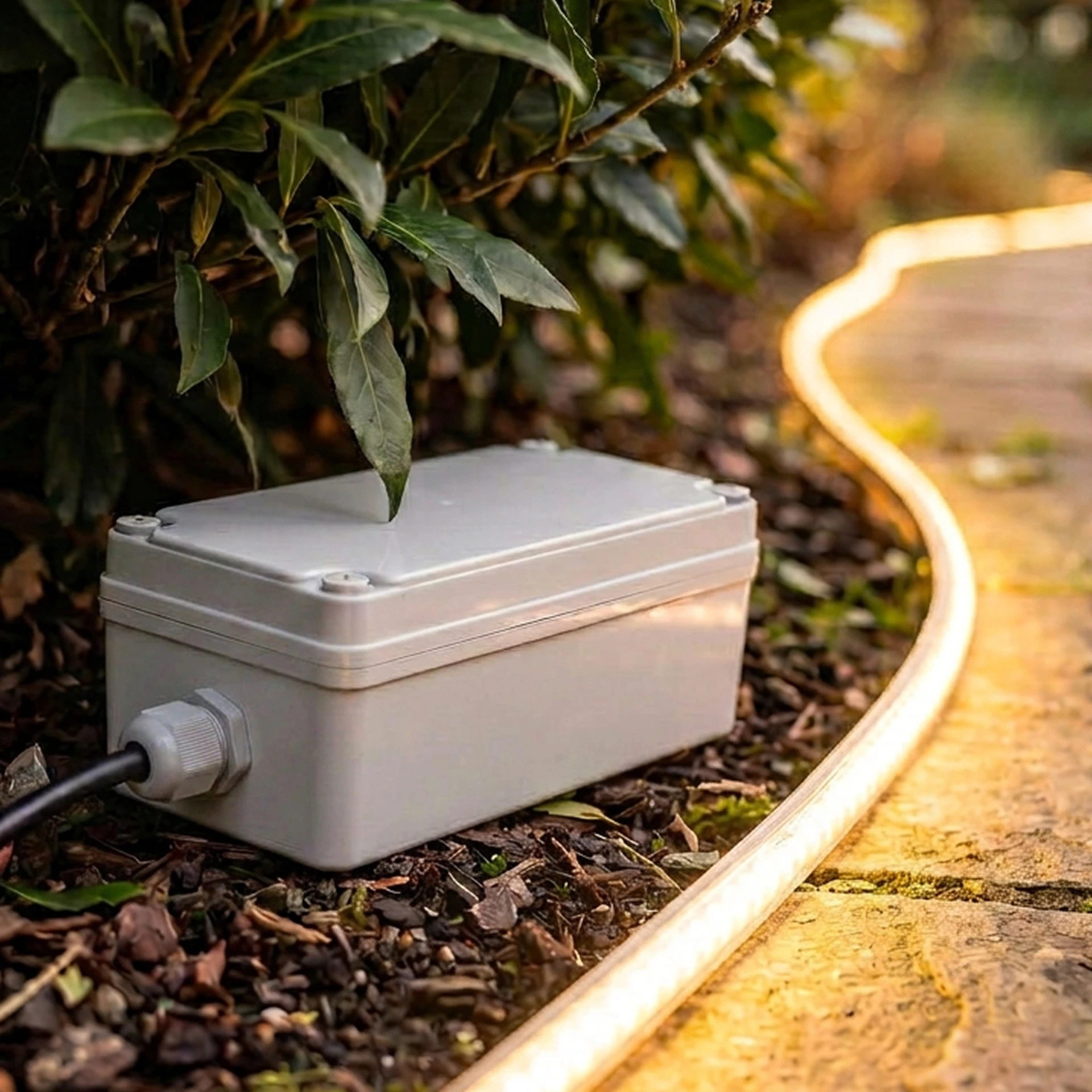Plug & Play LED Funk Controller Set - 4 Zonen - 1 Kanal - Fernbedienung (2,4 GHz), Outdoor-Box - 1 Zone = 1 Fernbedienung und 1 Controller