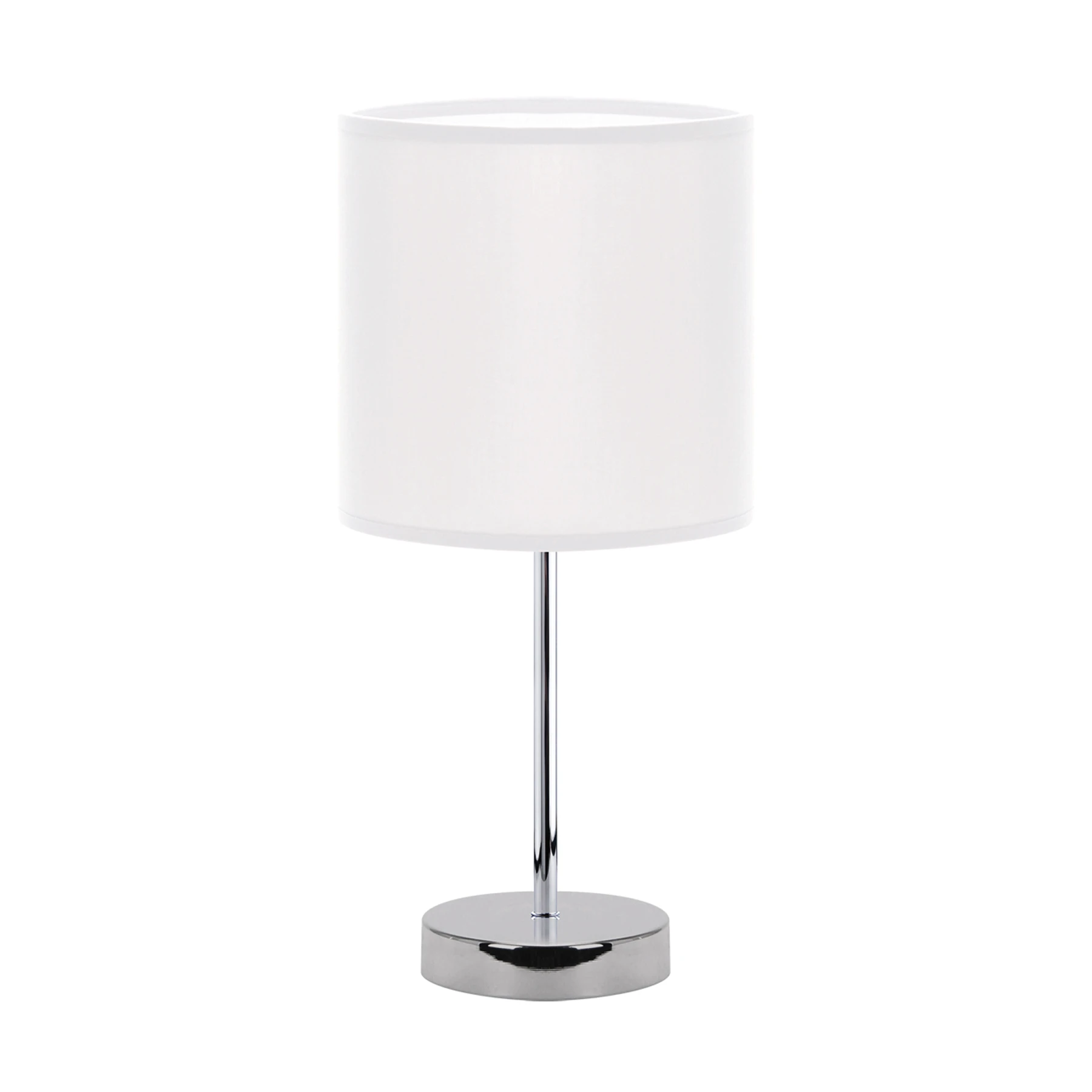 Tischleuchte indoor in weiß/chrom - Lichtfarbe: individuell wählbar