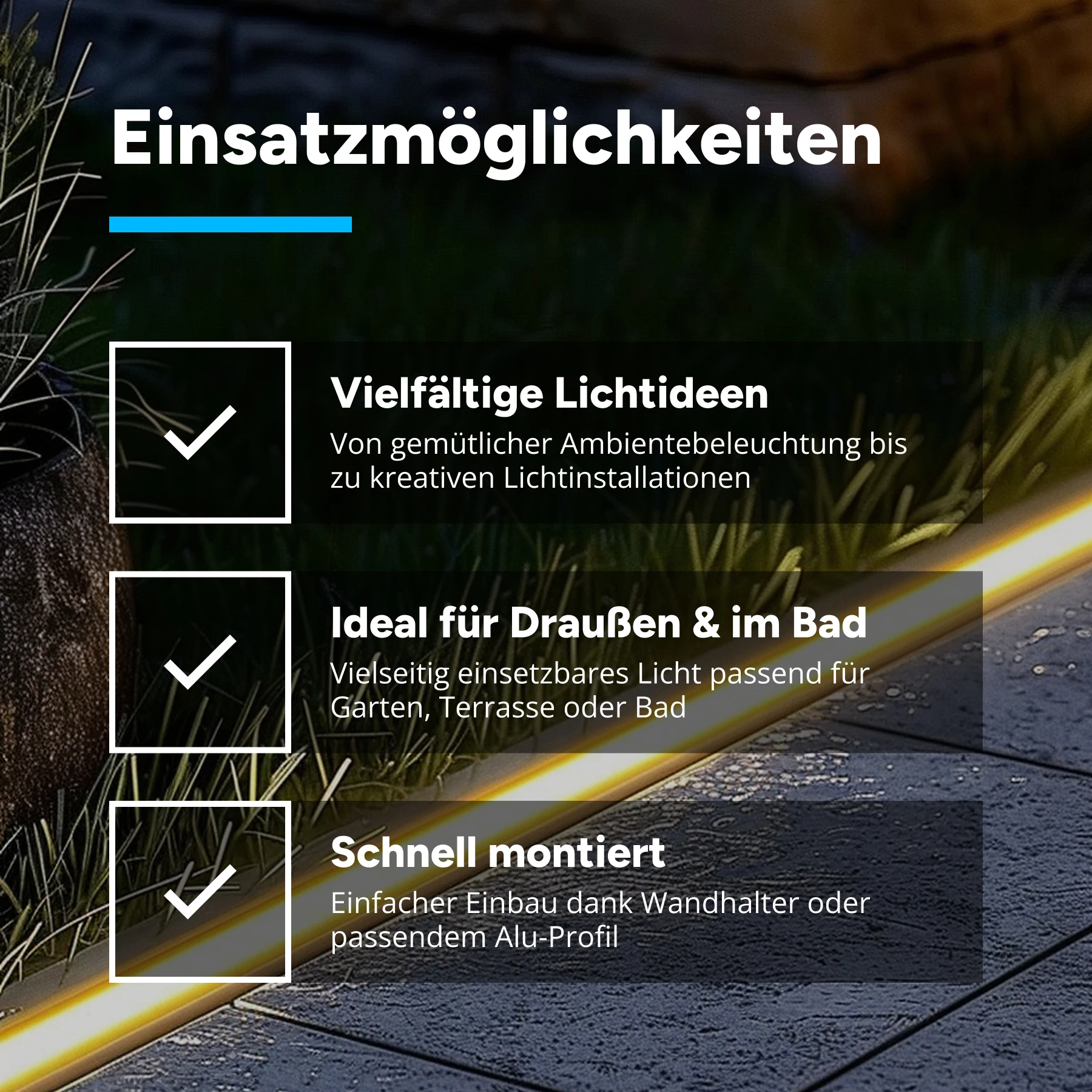 24V wasserfester LED Lichtschlauch - schmal – neutralweiß – diffus – Neon-Effekt – IP67 6x6mm - 452,5 cm mit 1086 SMD LEDs - 1810 Lumen 27 Watt