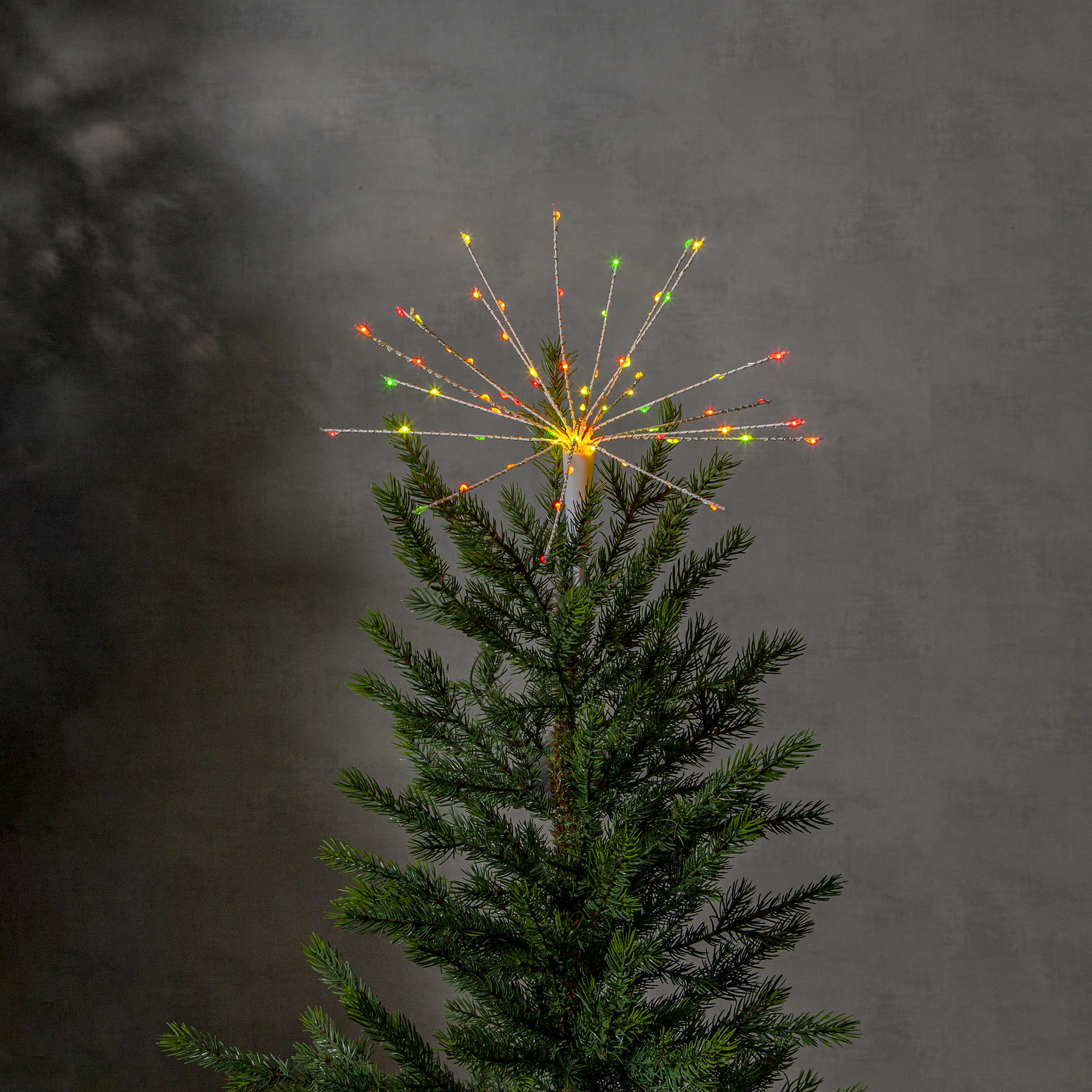TopStar - Baumspitze für außen - Timer - Batteriebetrieb - Lichtfarbe: RGB