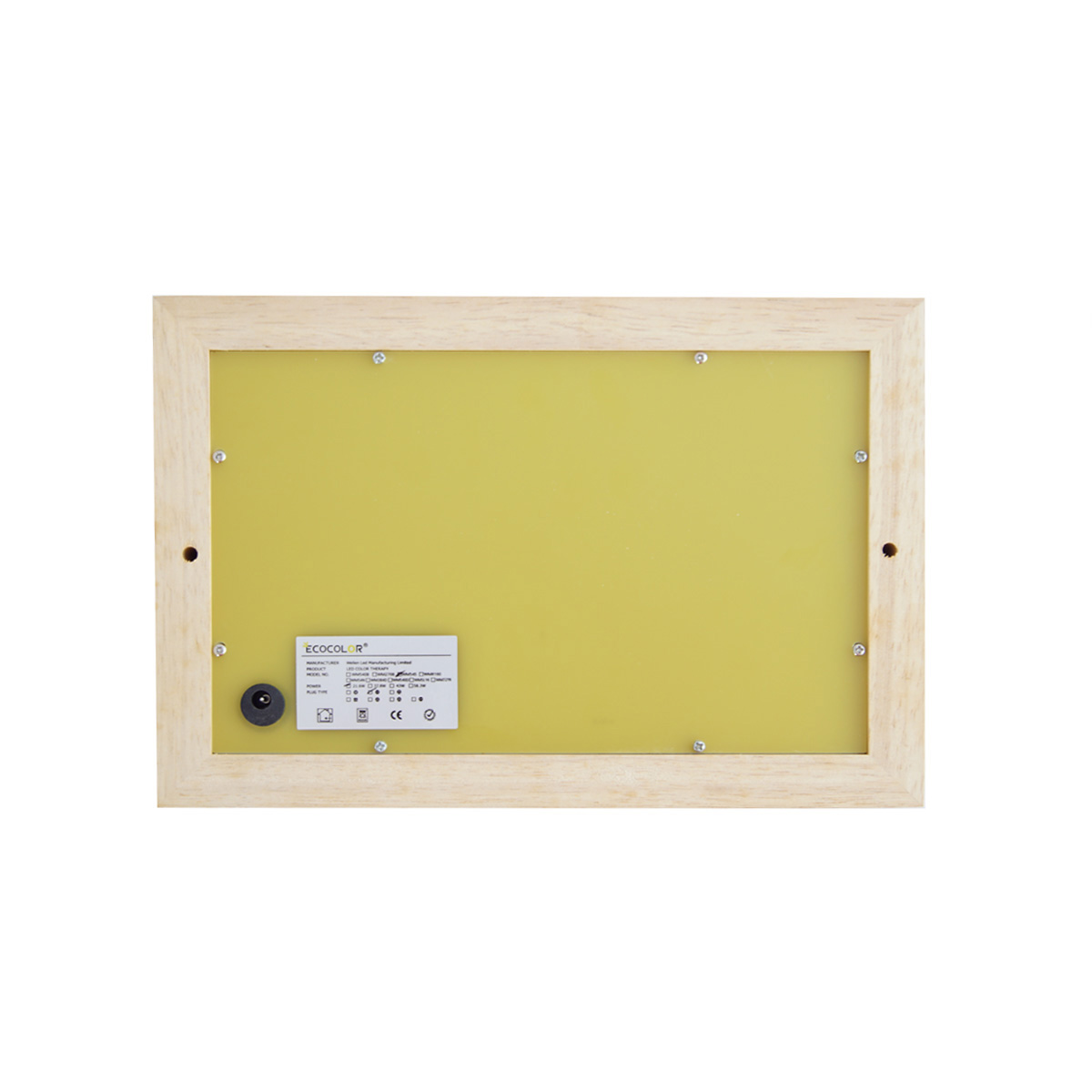 Sauna Lampe, 12V, 22W, 4 Lichtprogramme, 12 Farben, rechteckig 24 x 16,5 x 3,5 cm
