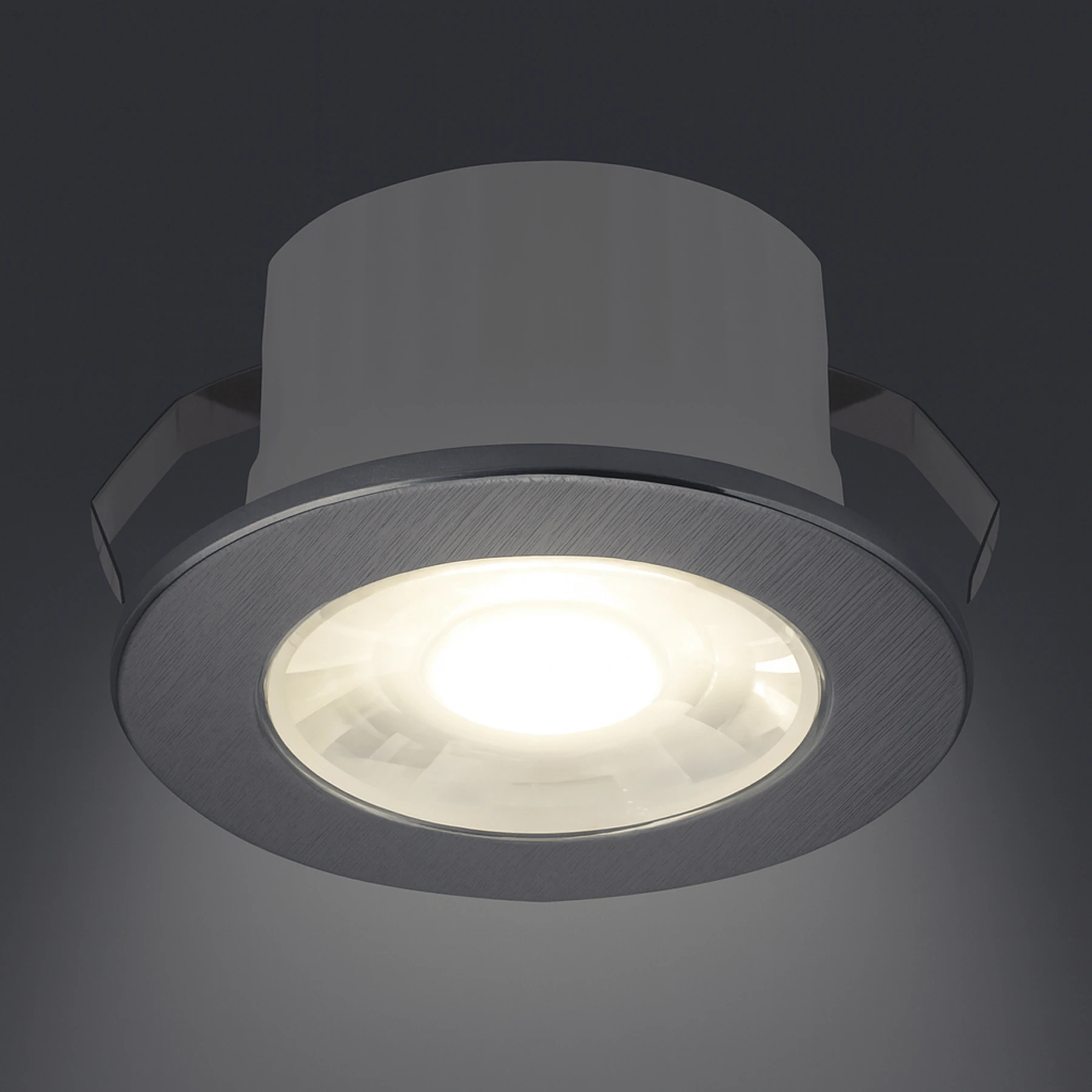 FIN LED C - Einbau Deckenspot in silber - 3W - Lichtfarbe: neutralweiß