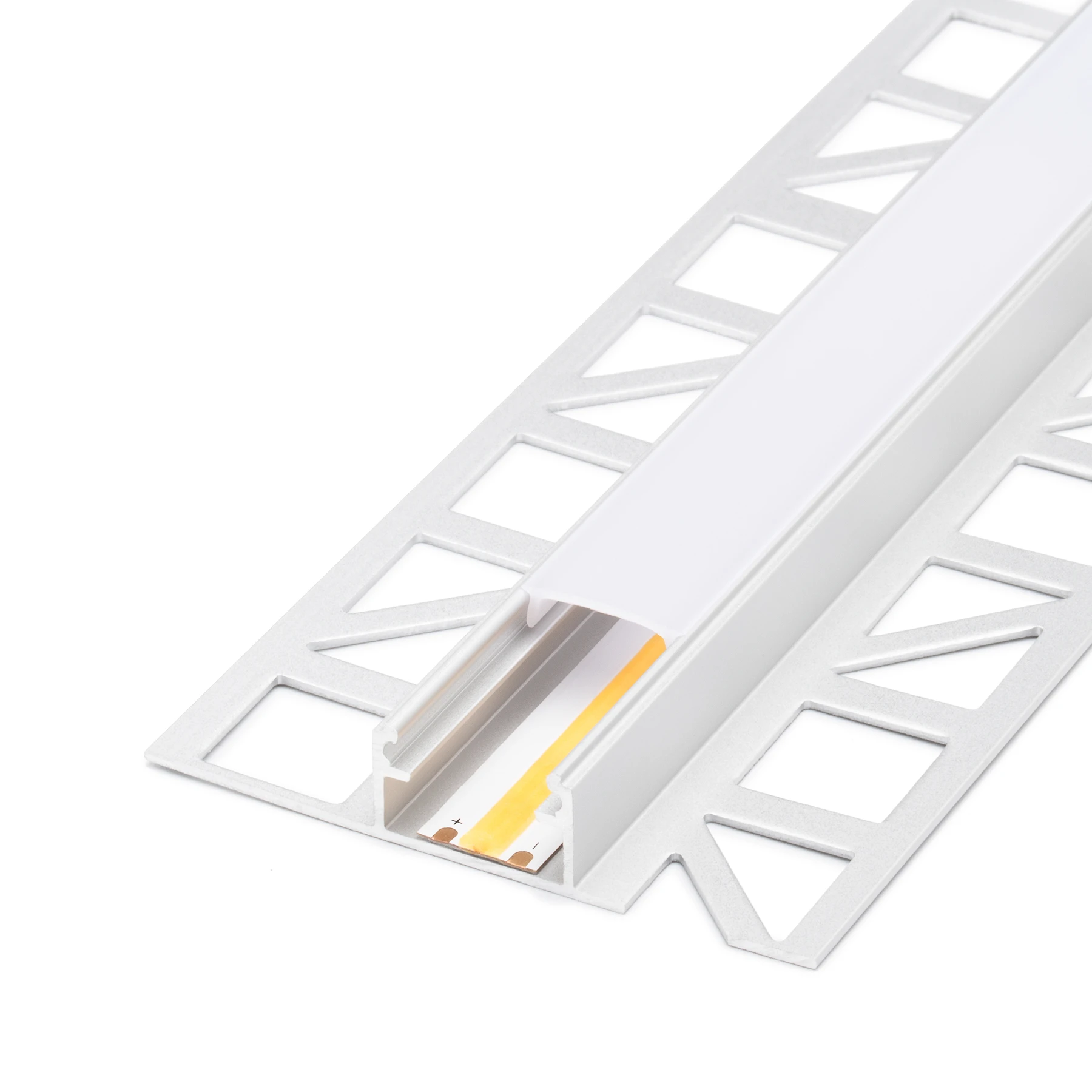 diffuse Abdeckung für LED Fliesenprofil - ideal, CC-12 - 100cm Länge