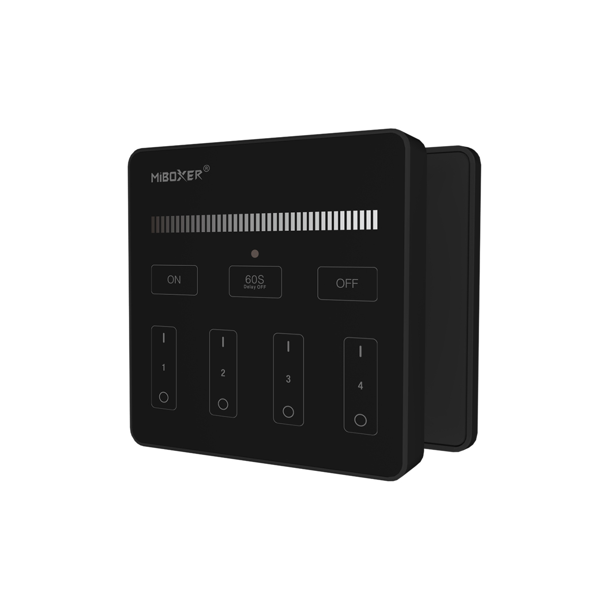 LED Funk Controller Set - 4 Zonen - 1 Kanal - Fernbedienung (2,4 GHz) - 1 Zone = 1 Fernbedienung und 1 Controller