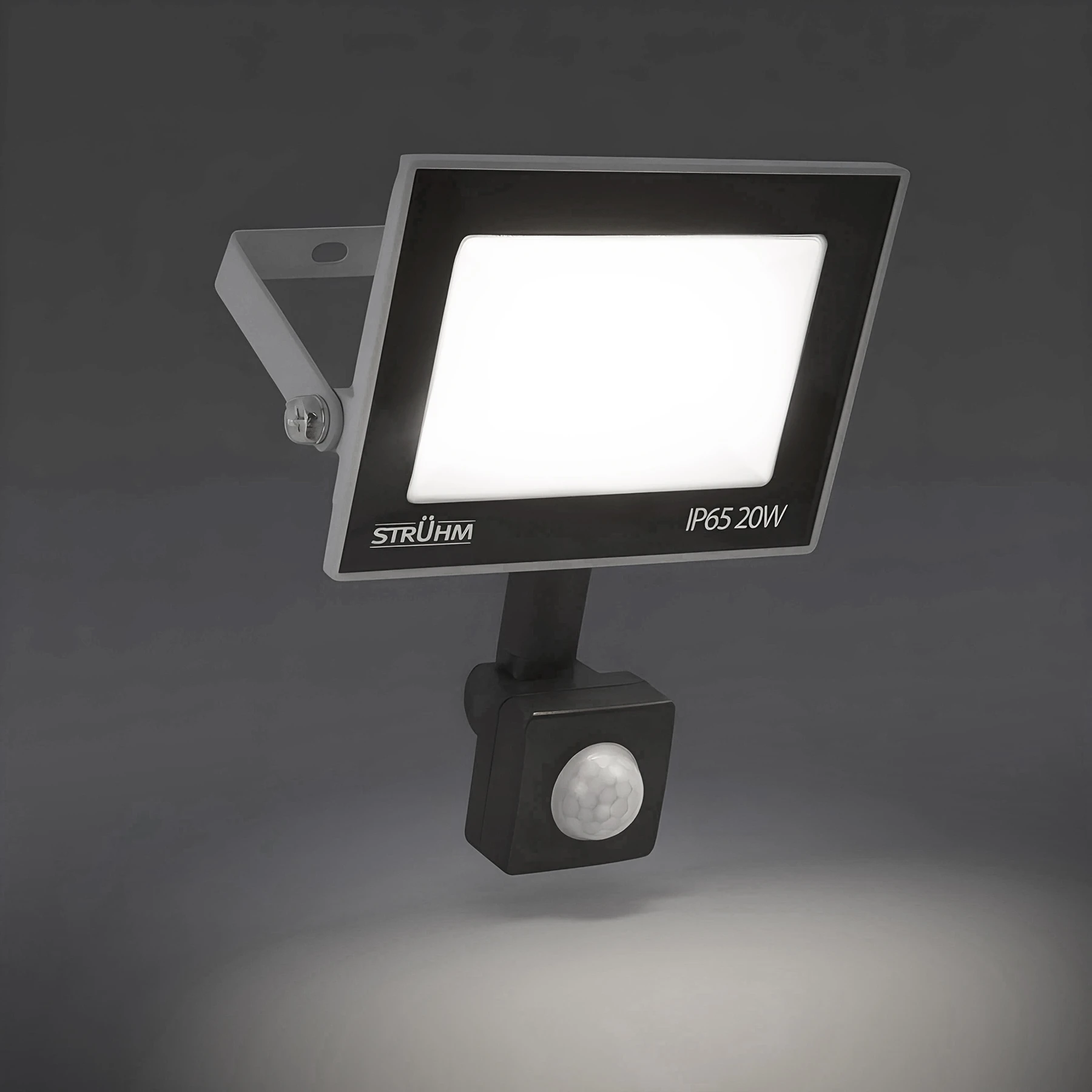 LED Strahler mit Bewegungsmelder - 14,4 x 15,9 x 5,4 cm - 20 W - Lichtfarbe: Neutralweiß