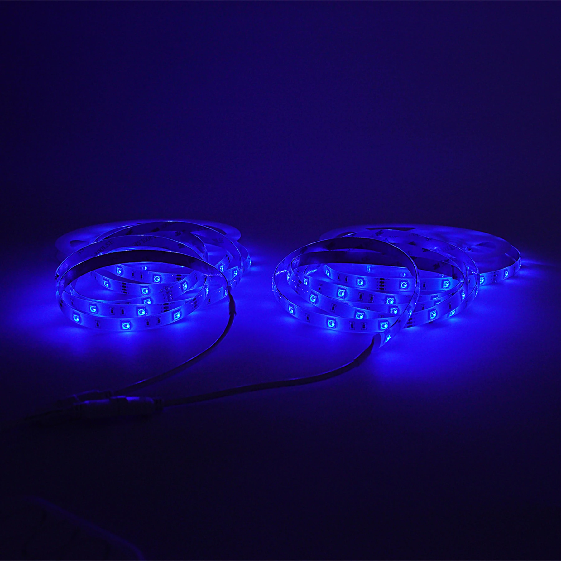 12V Smart LED Strip Set - 2x 5m, RGB, IP44 - Tuya App, Sprachsteuerung über Alexa und Google Home