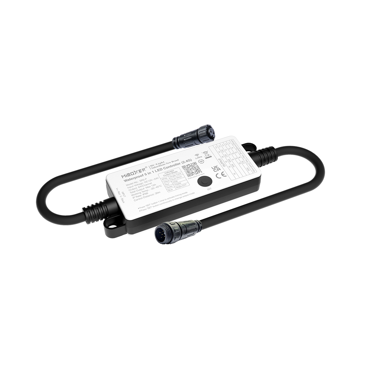 Plug & Play LED Funk Controller Set - 4 Zonen - 4 Kanal - RGBW - Fernbedienung - 2,4 GHz - IP66 - 1 Zone = 1 Fernbedienung und 1 Controller