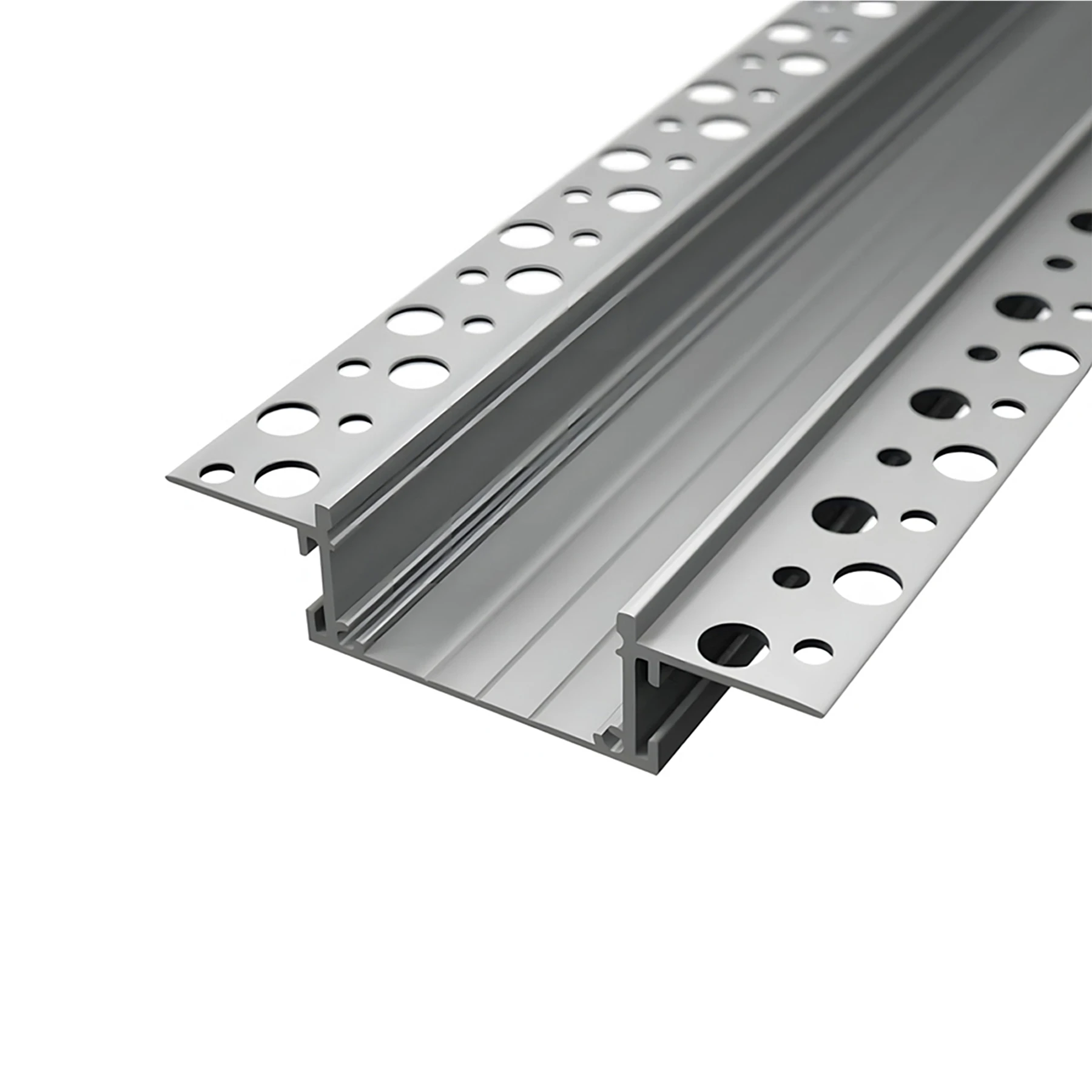 Aluminium LED Unterputz Profil in Wunschlänge, Trockenbau Plus, 3,88 x 1,49cm