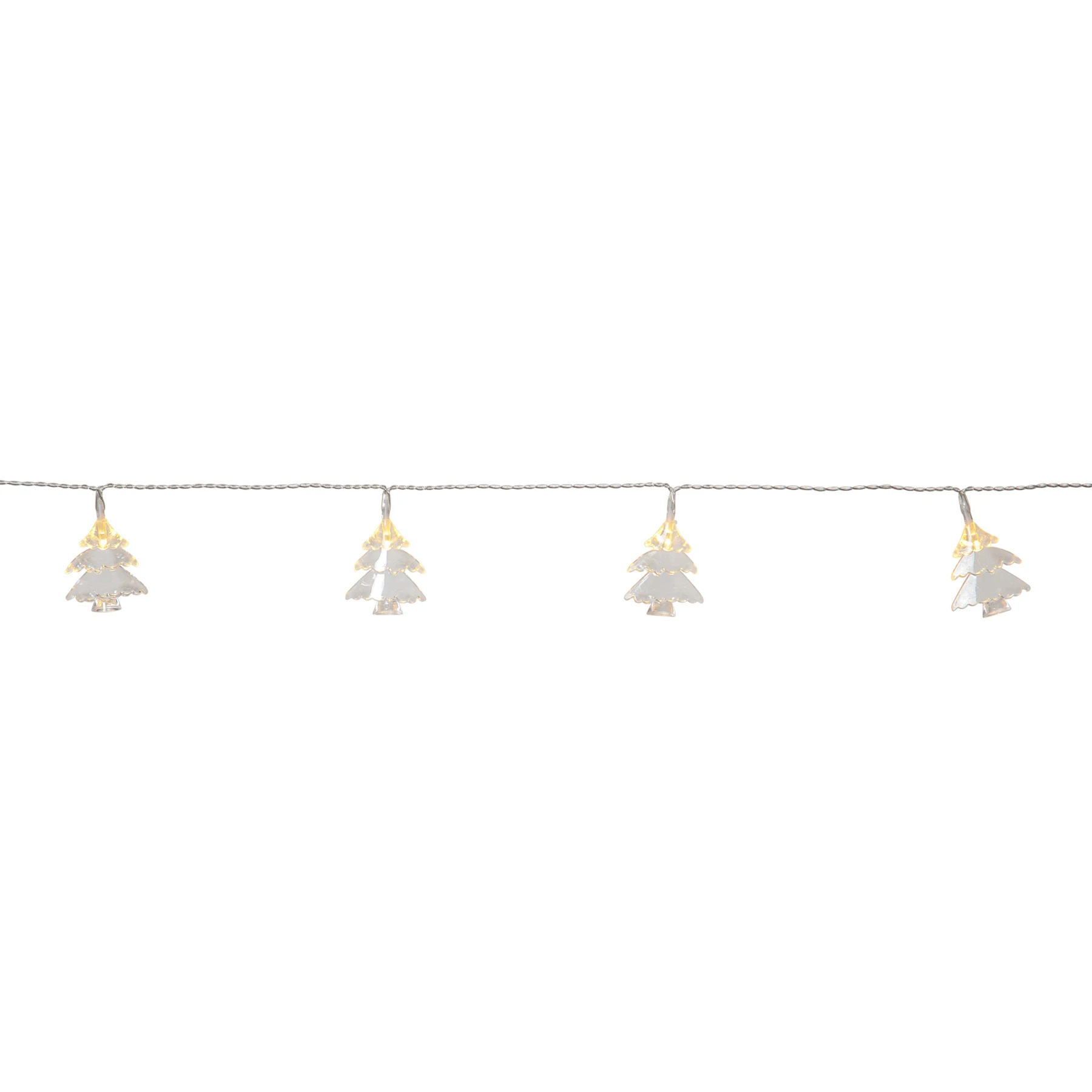 Izy - Deko Lichterkette für innen - 1,35 m - 10 LEDs - Timer - Batteriebetrieb - Warmweiß