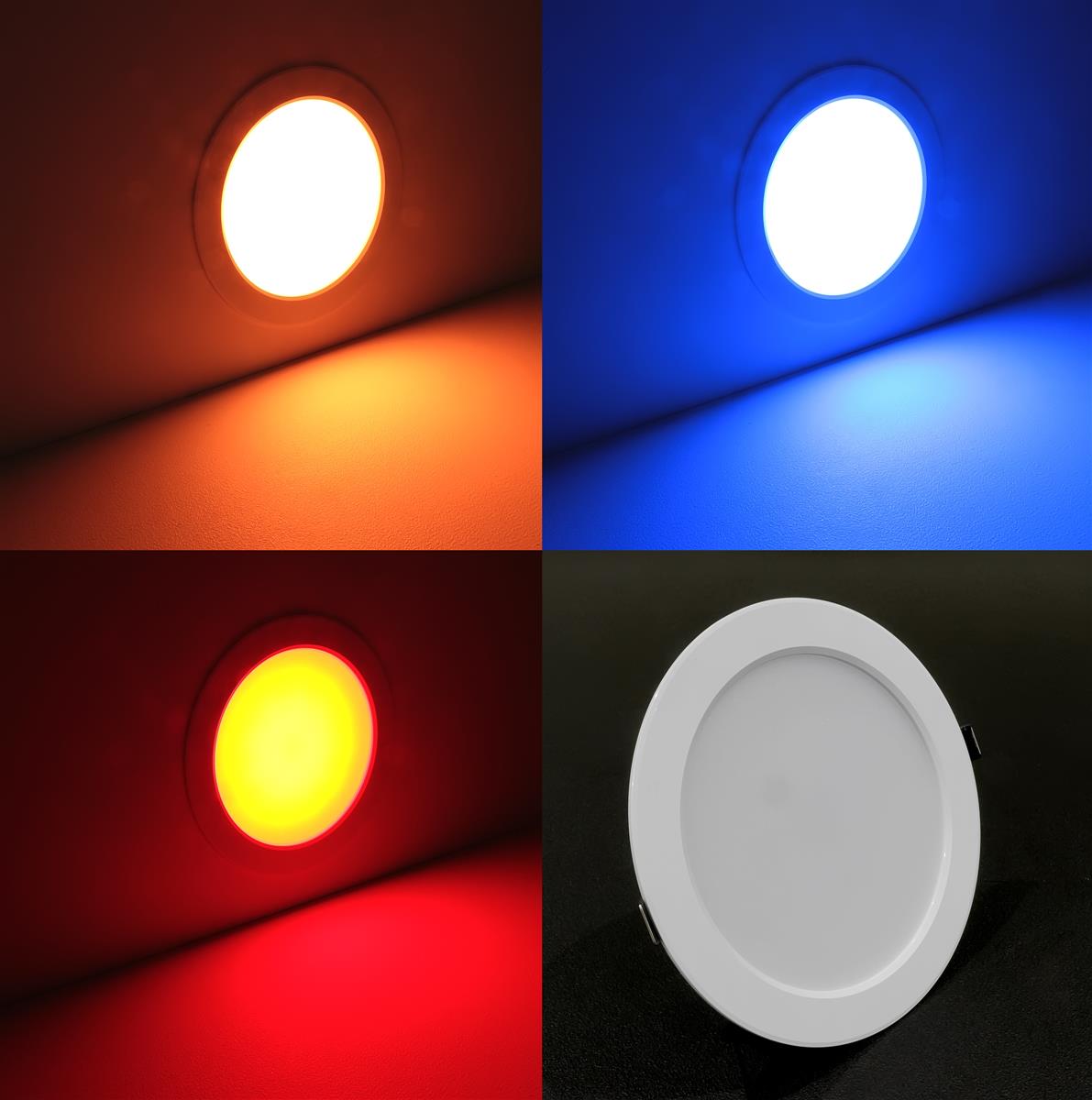 24V  LED Einbauleuchte – RGBWW – 17,5cm – rund