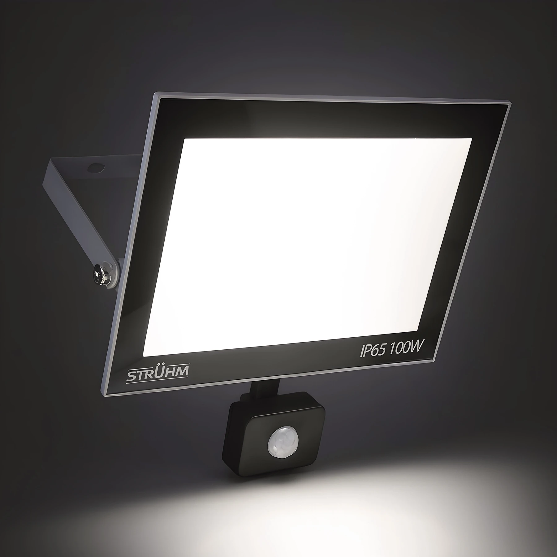 LED Strahler mit Bewegungsmelder - 26,9 x 25,5 x 6,4 cm - 100 W - Lichtfarbe: Neutralweiß