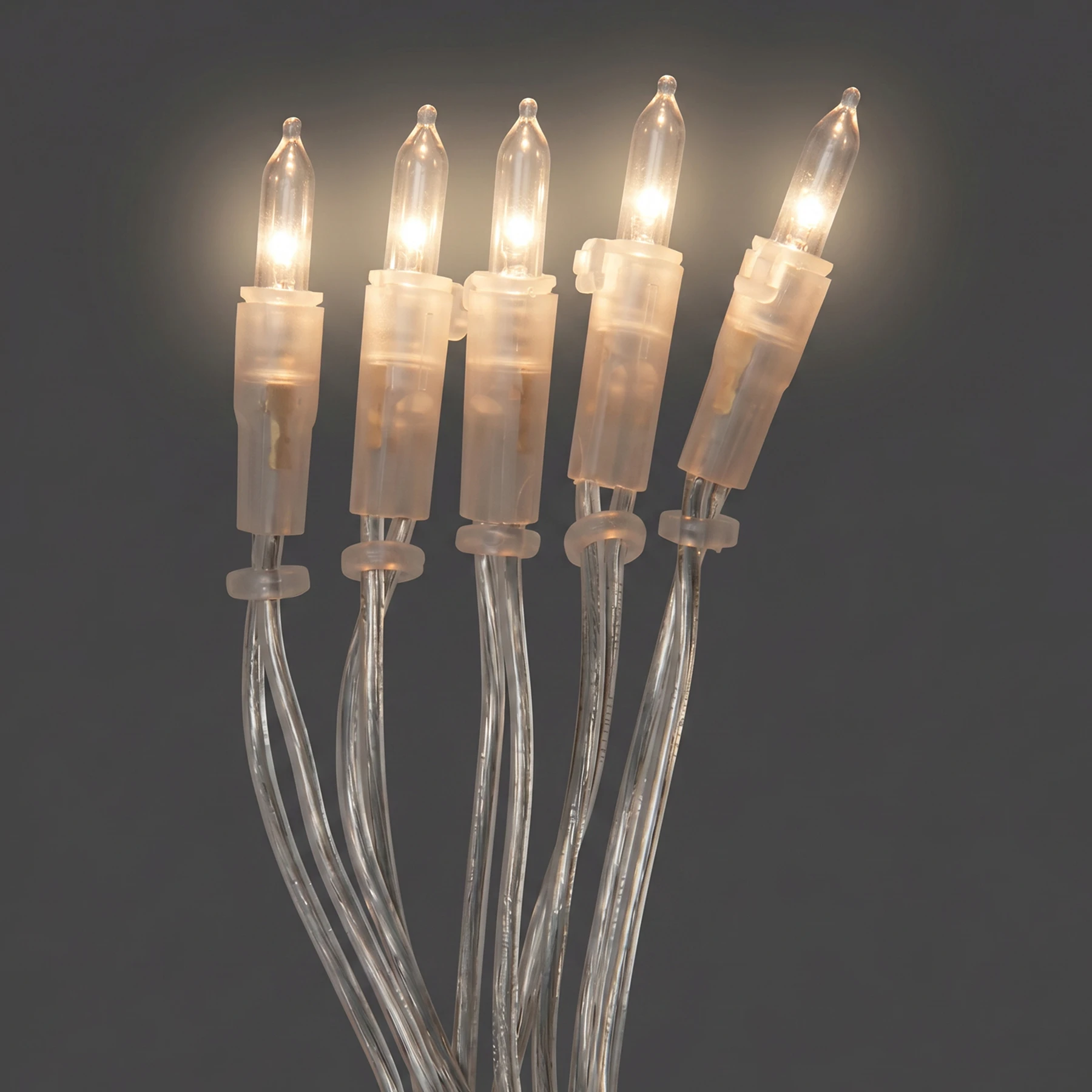 Baumlichterkette für innen - 2,85 m - 20 LEDs - Netzbetrieb - Warmweiß