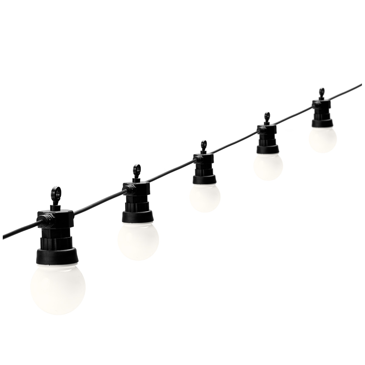 12V Lichterkette - 8W Lichtfarbe: warmweiß - IP44