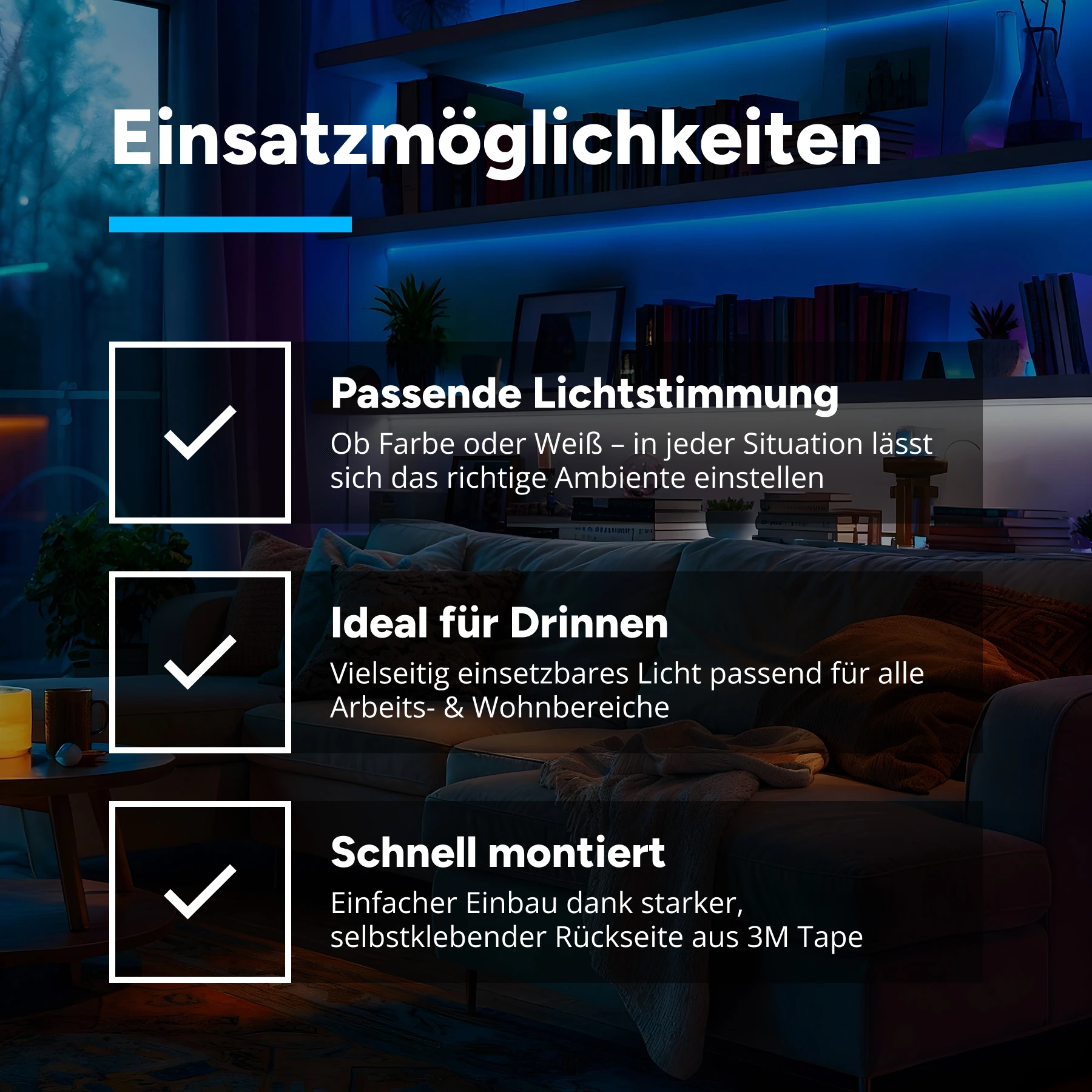 24V LED Streifen – RGBW – 60 LEDs je Meter – alle 10cm teilbar - 10cm - 6 LEDs - 2 Watt  - 120 Lumen - ohne Steckerbuchsen 5polig