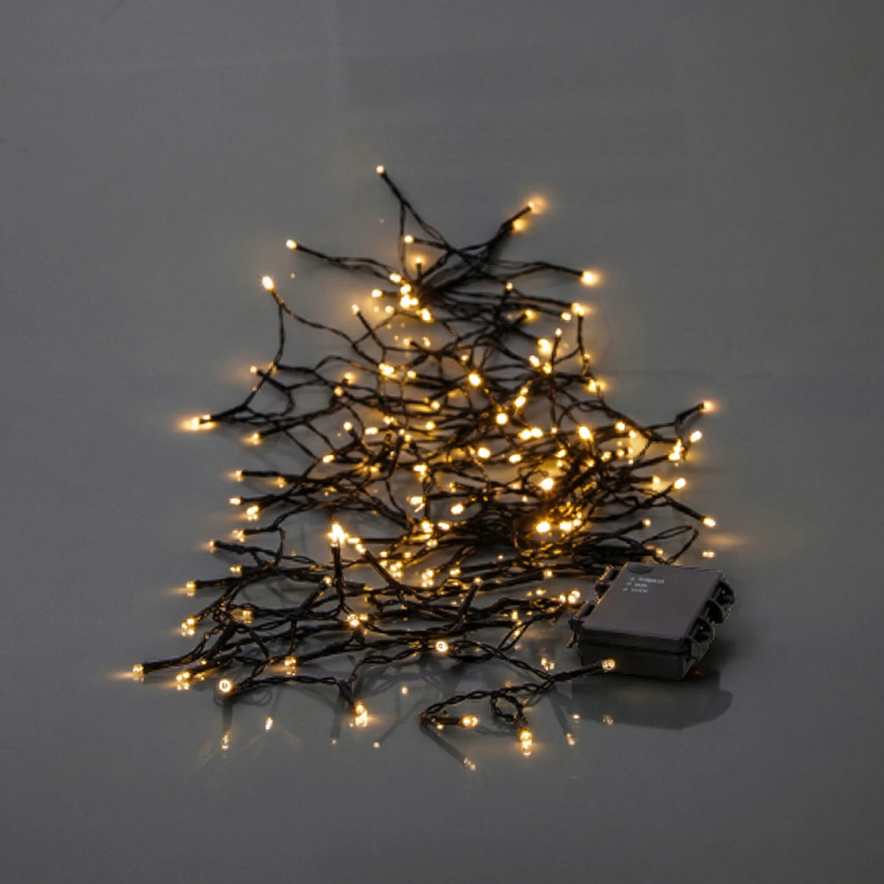 Battery - Lichterkette für außen - 11,2 m - 160 LEDs - Timer - Batteriebetrieb - Warmweiß