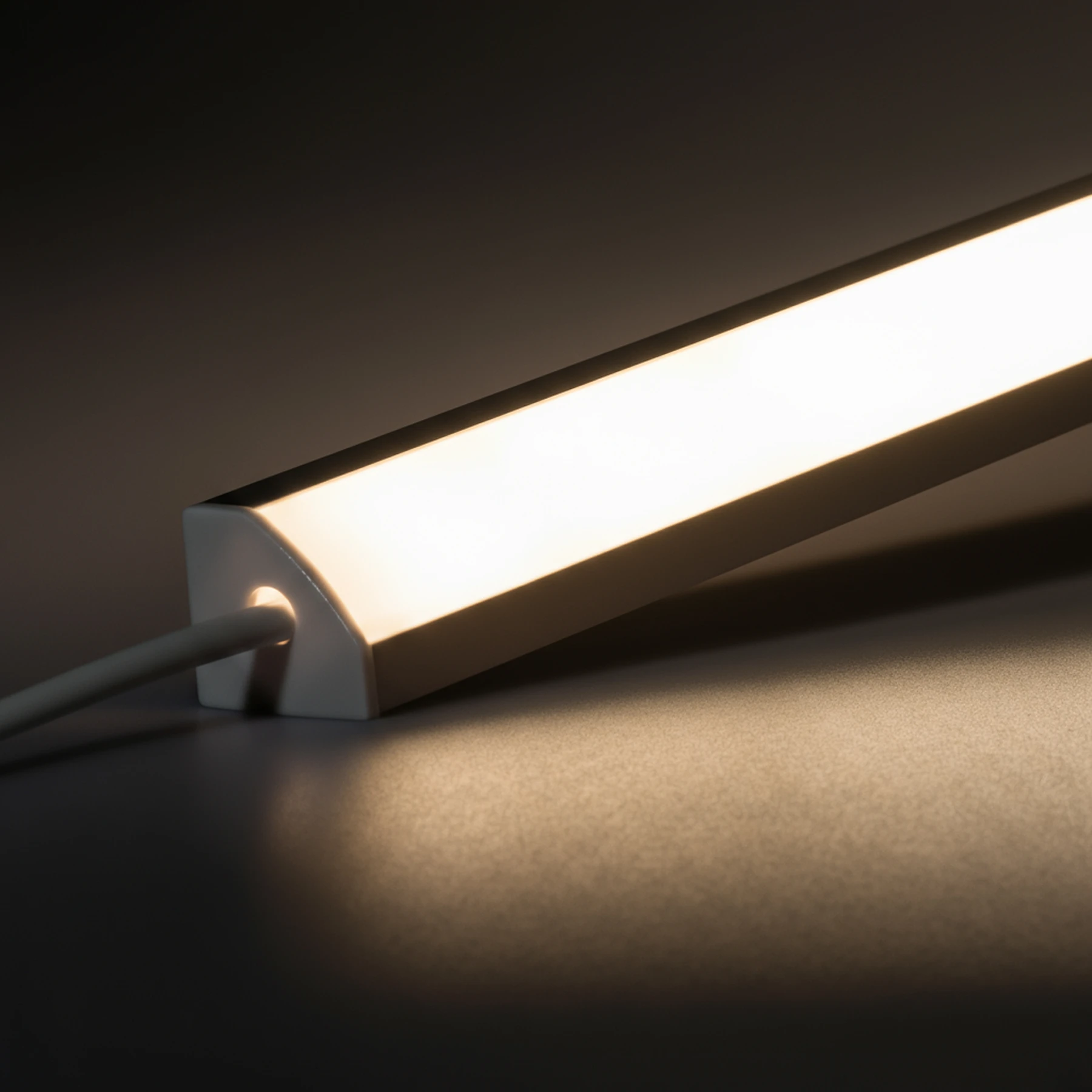 24V  Aluminium LED Eckleiste – neutralweiß – diffuse Abdeckung