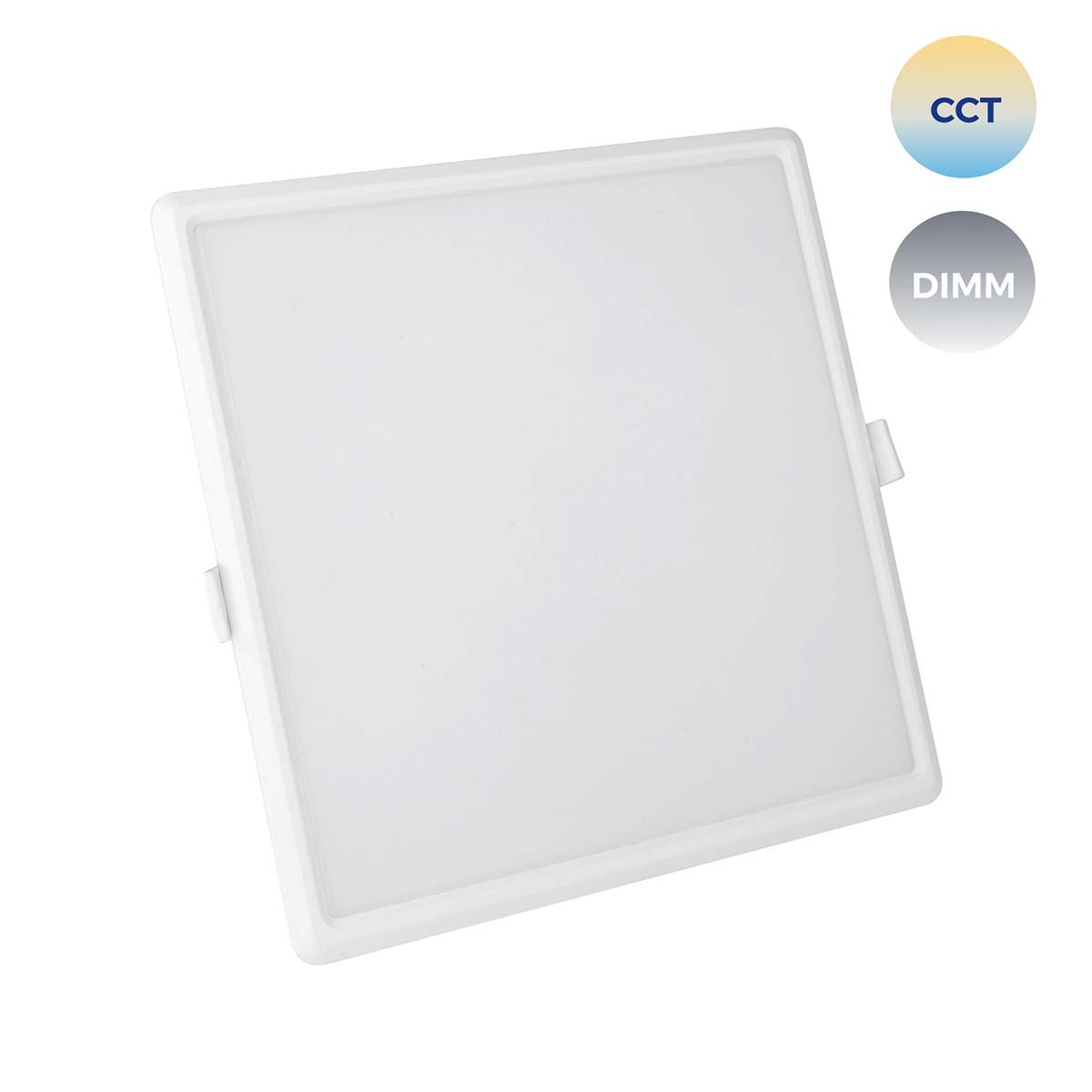 230V LED Einbauleuchte - Lichtfarbe: CCT - 6W - 11,2 x 11,2cm - SMART