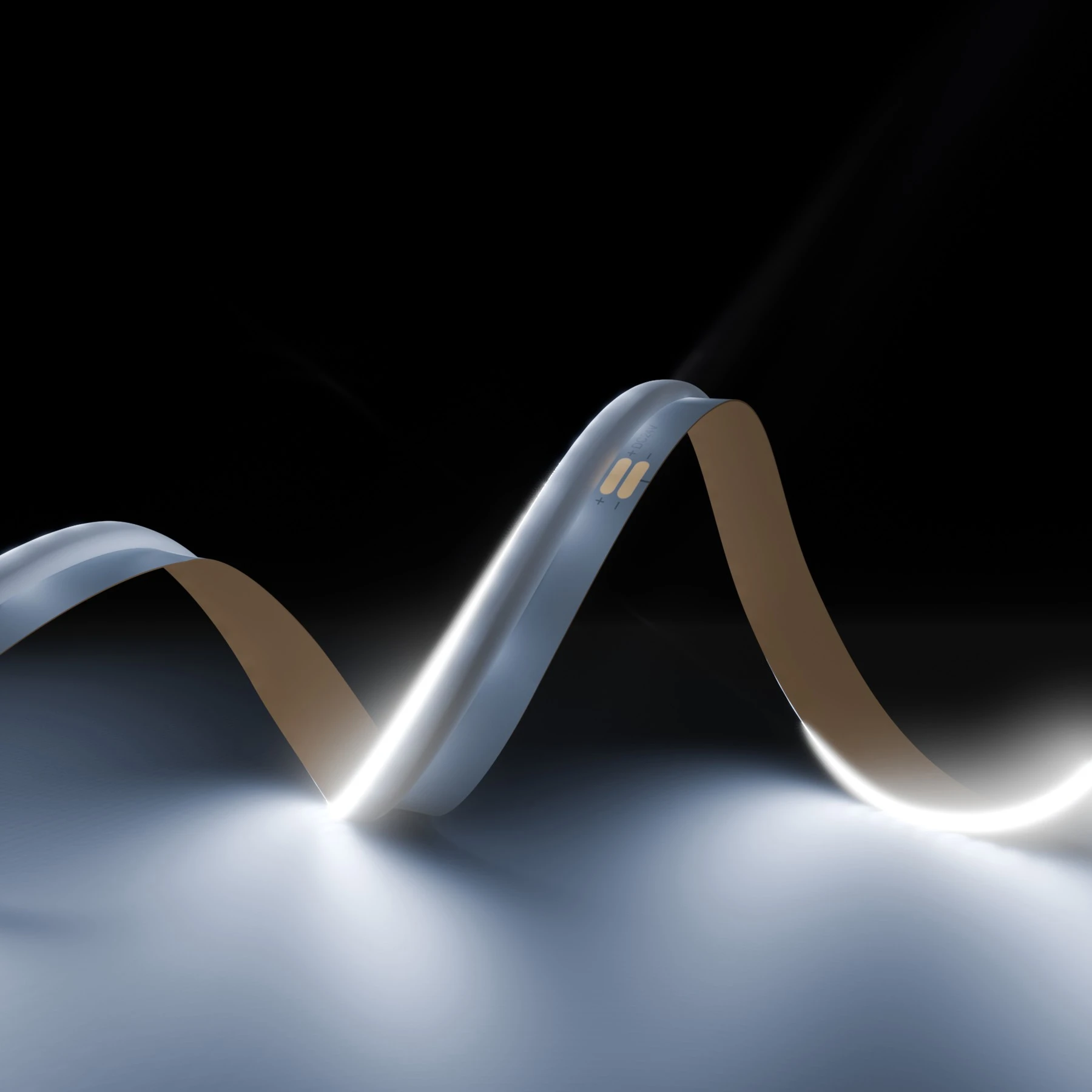 24V COB LED Streifen - weiß  - seitlich abstrahlend - alle 10cm teilbar
