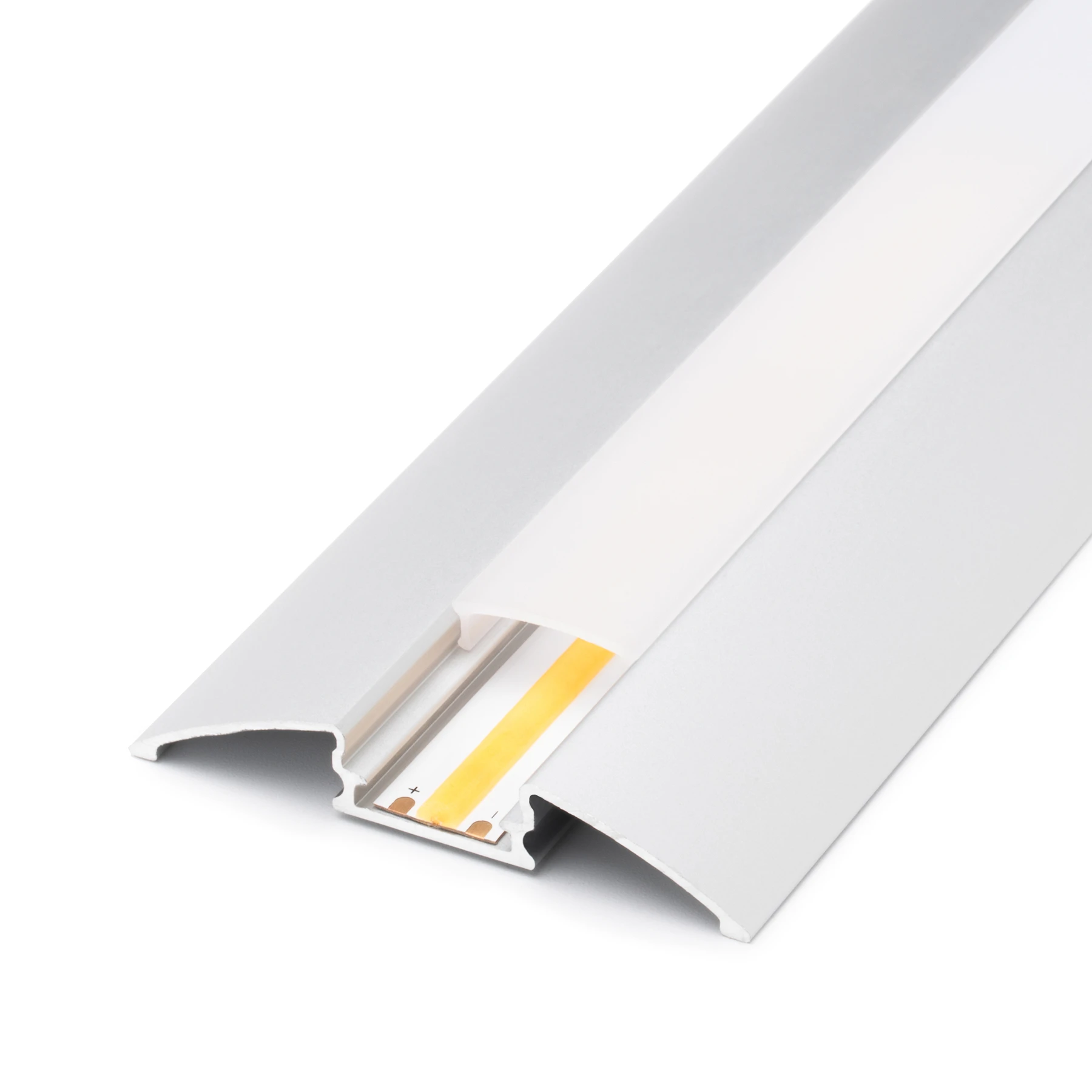 diffuse Abdeckung für Türschwellenprofil - slim, CC-68 - 100cm Länge